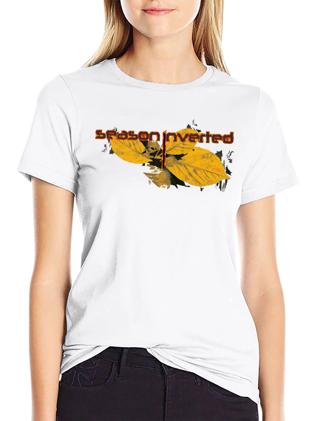 Season Inverted Black Graphic T-Shirt