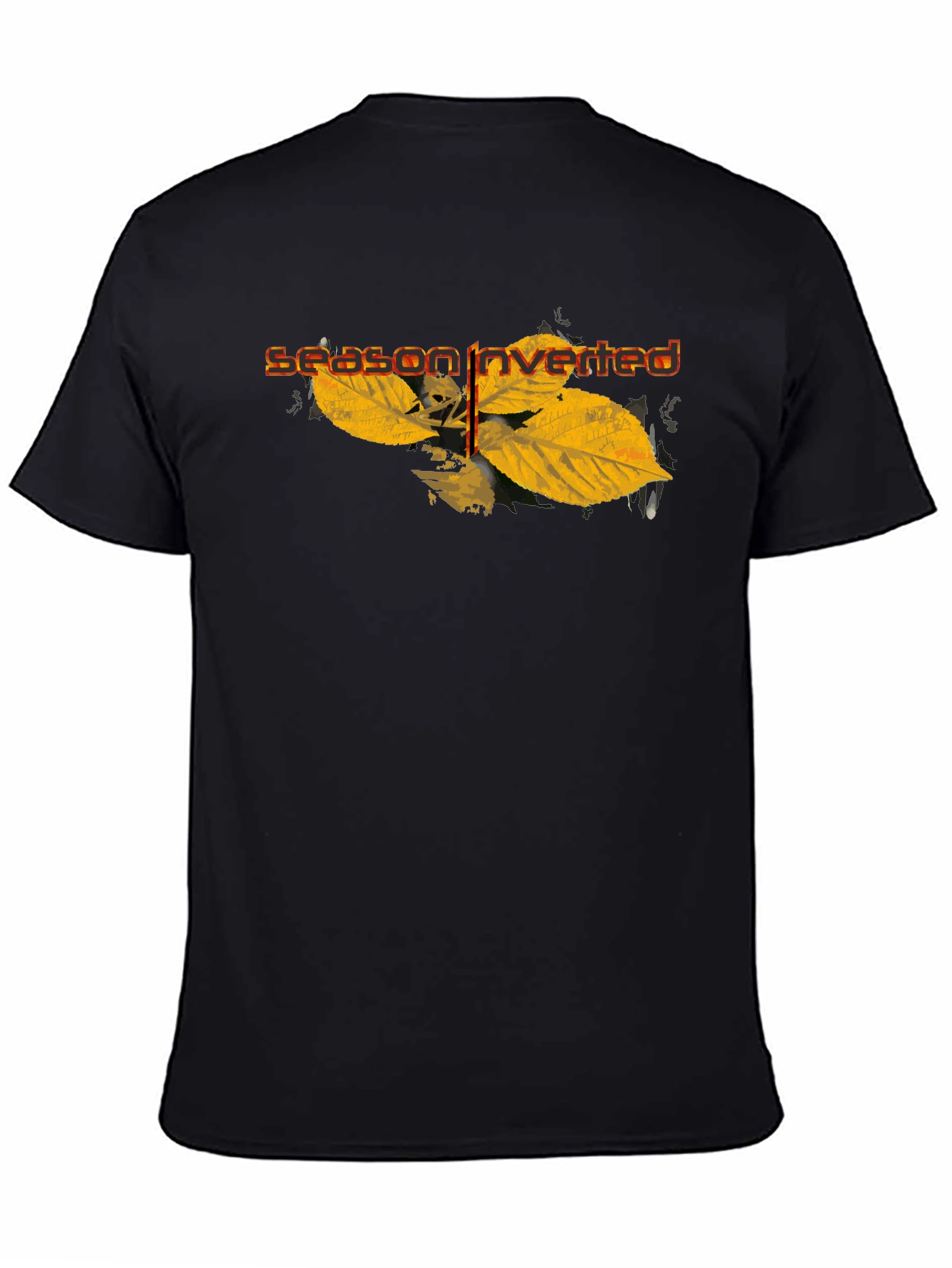 Season Inverted Black Graphic T-Shirt
