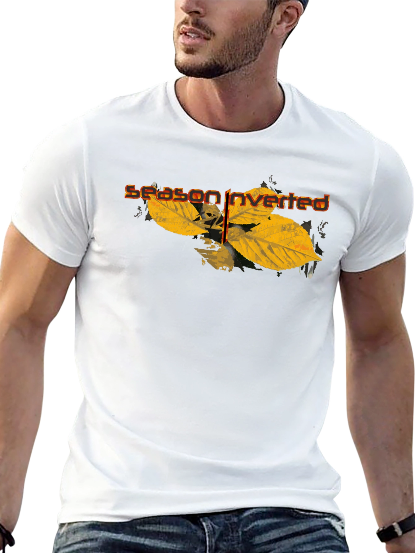 Season Inverted Black Graphic T-Shirt