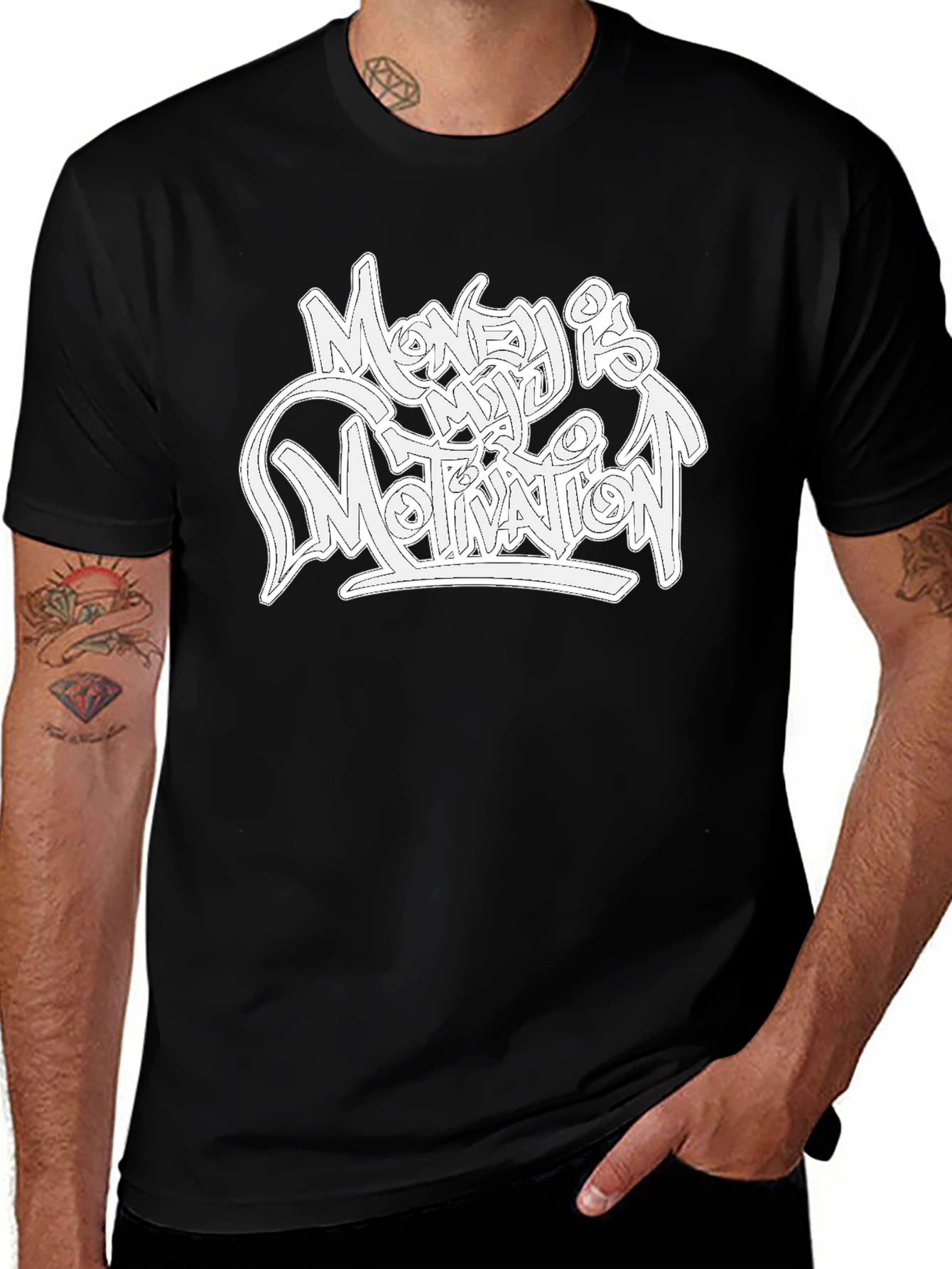 Money is My Motivation Graphic T-Shirt