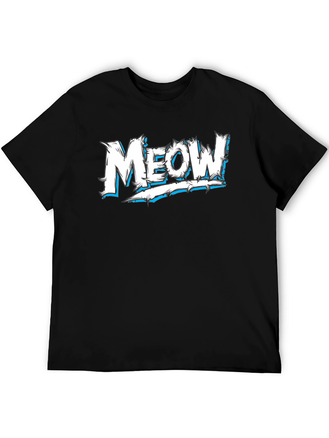 Meow! Graphic Black T-Shirt