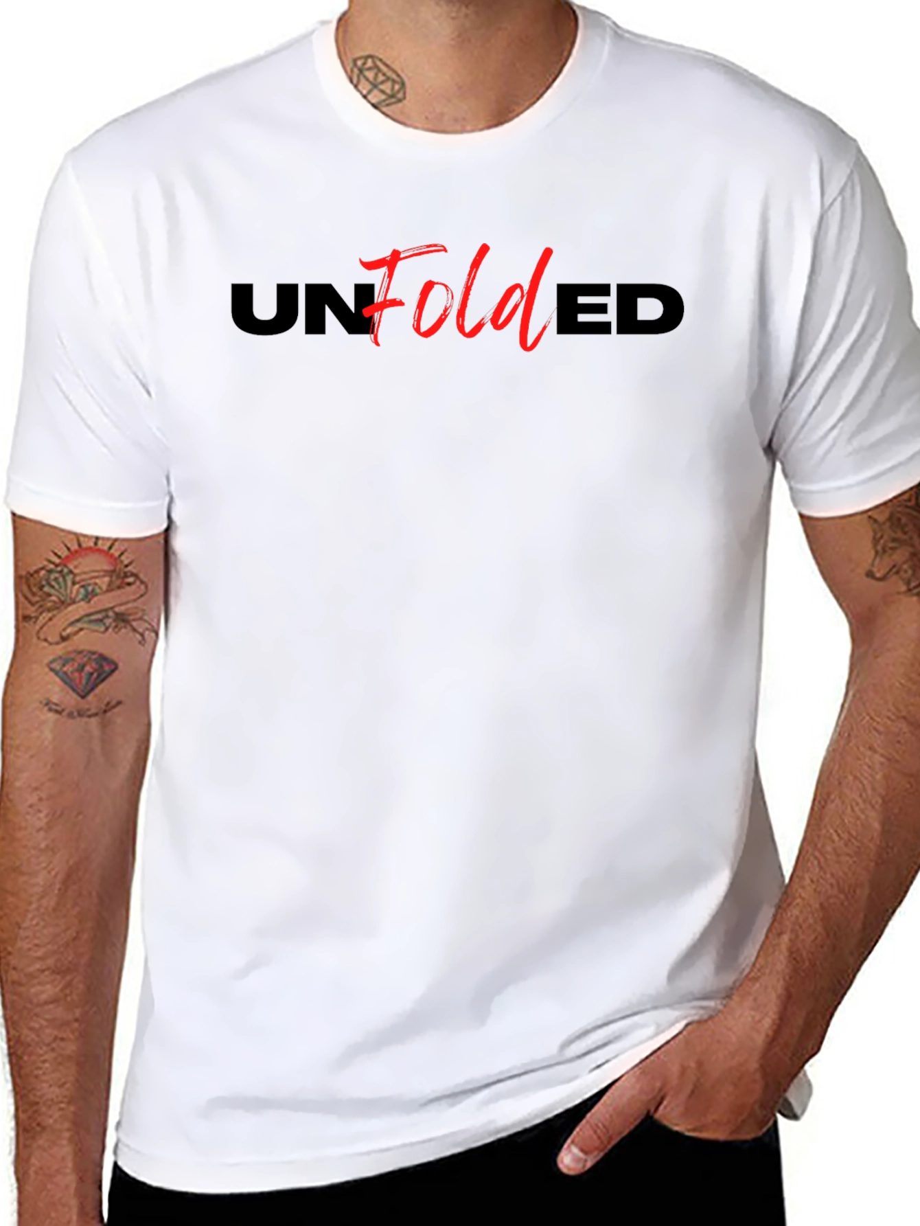 Unfolded Graphic Tee - Casual Comfort