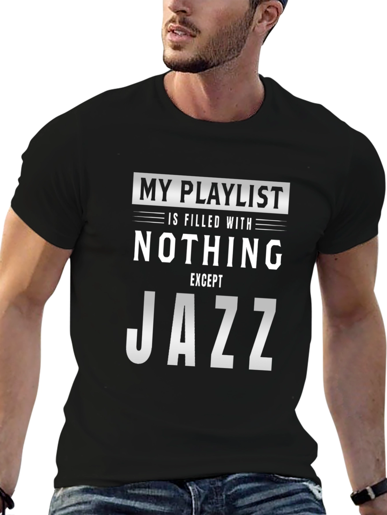 Jazz Music Lover Graphic Tee