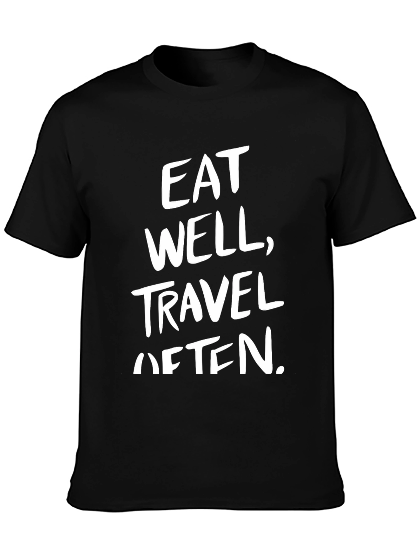 Eat Well Travel Often Graphic T-Shirt