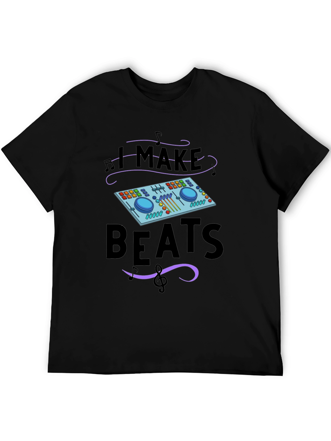 I Make Beats Graphic T-Shirt DJ Music Producer Tee