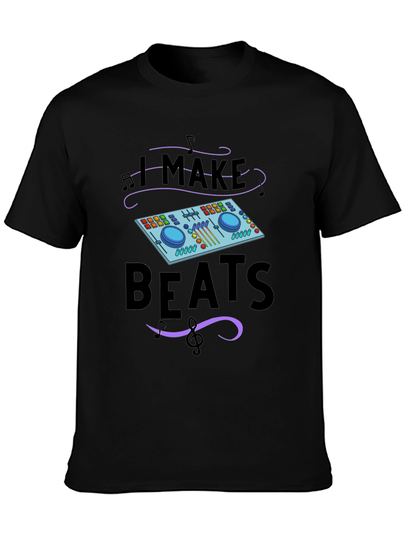 I Make Beats Graphic T-Shirt DJ Music Producer Tee