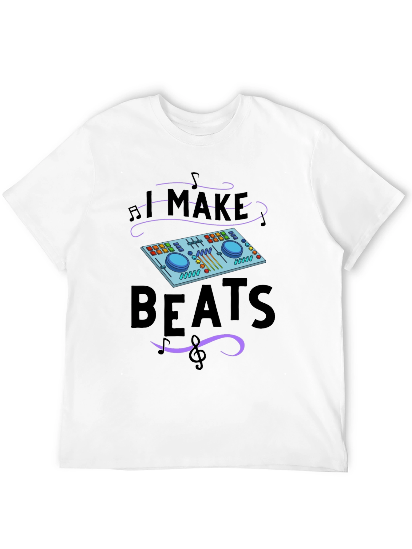 I Make Beats Graphic T-Shirt DJ Music Producer Tee