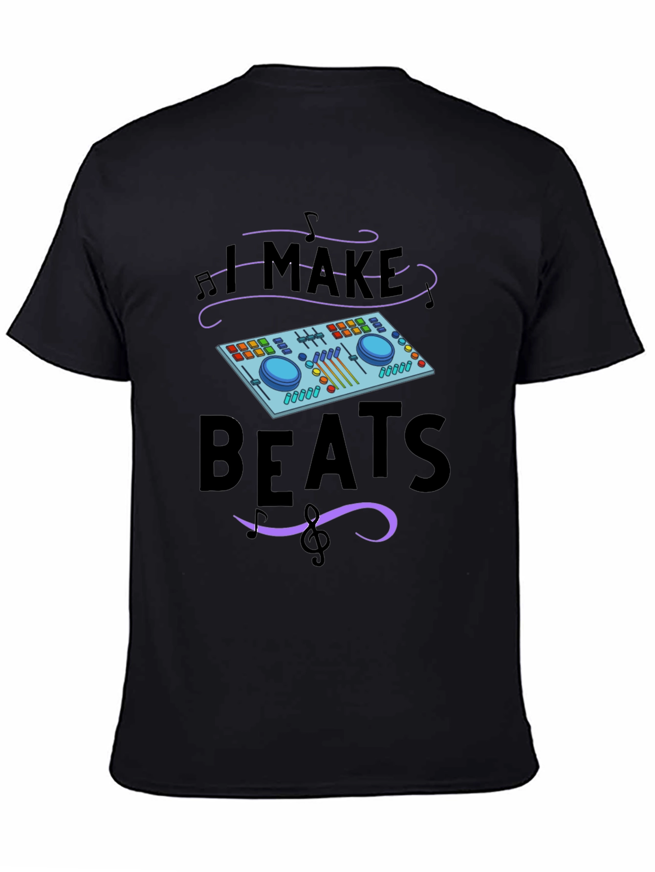 I Make Beats Graphic T-Shirt DJ Music Producer Tee