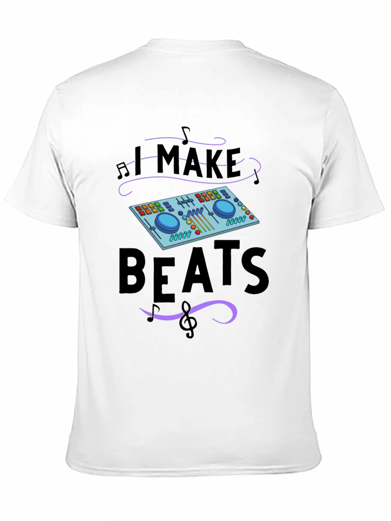 I Make Beats Graphic T-Shirt DJ Music Producer Tee