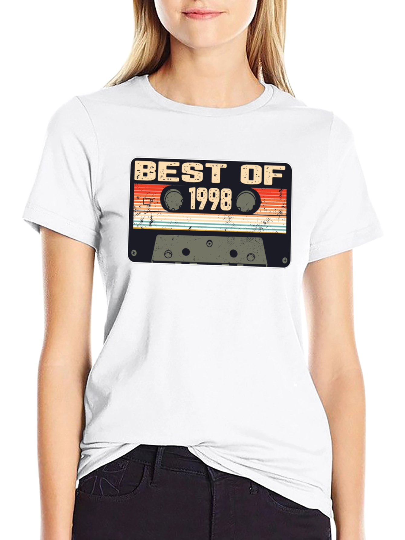 Retro Best Of 1998 Cassette Tape Graphic T-Shirt