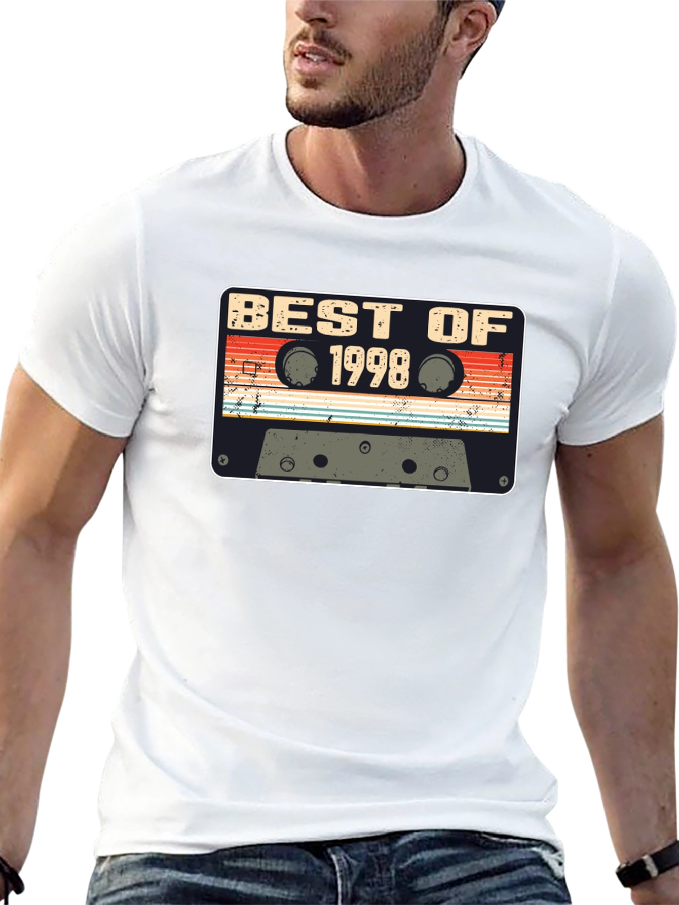 Retro Best Of 1998 Cassette Tape Graphic T-Shirt