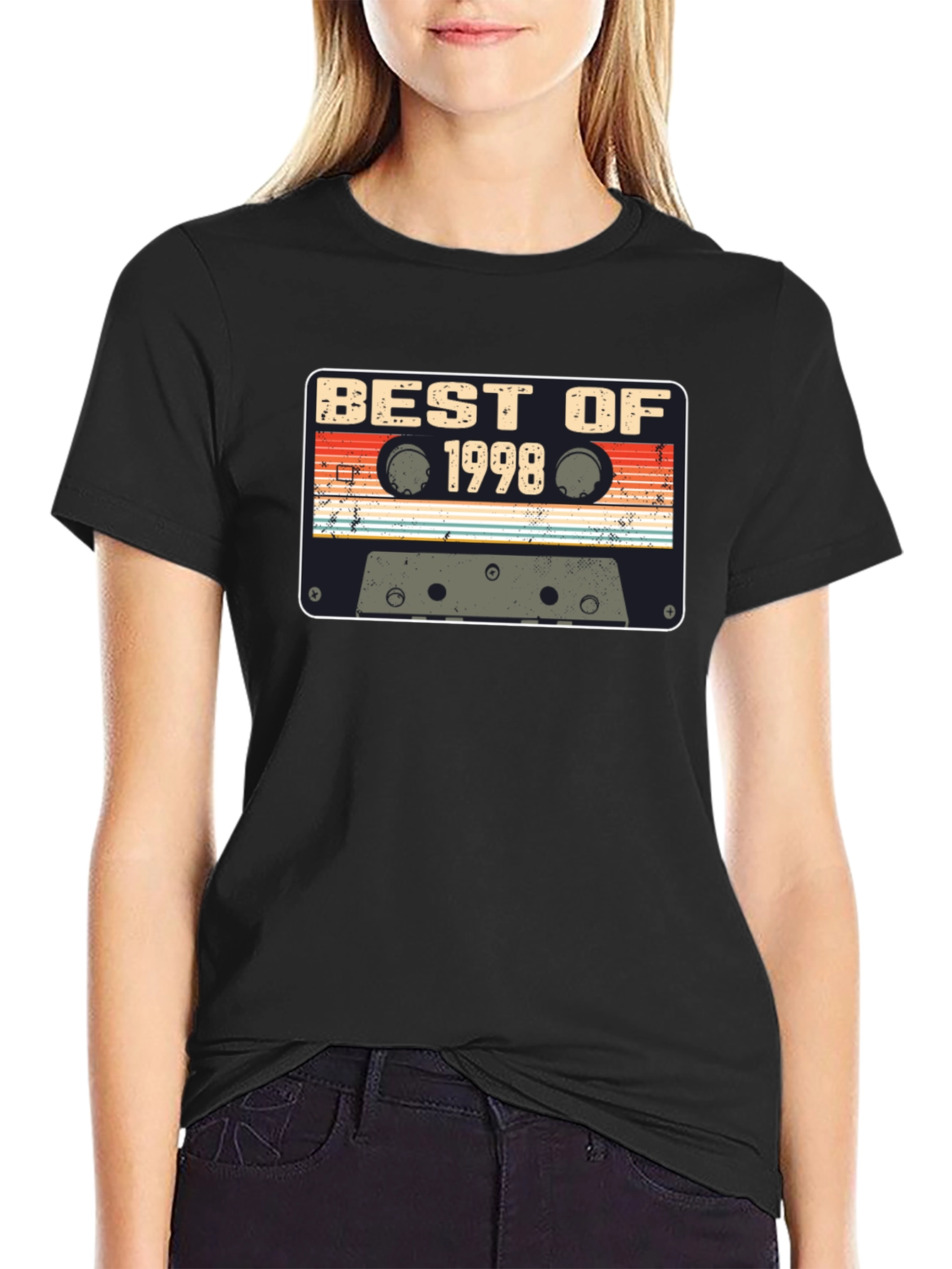 Retro Best Of 1998 Cassette Tape Graphic T-Shirt