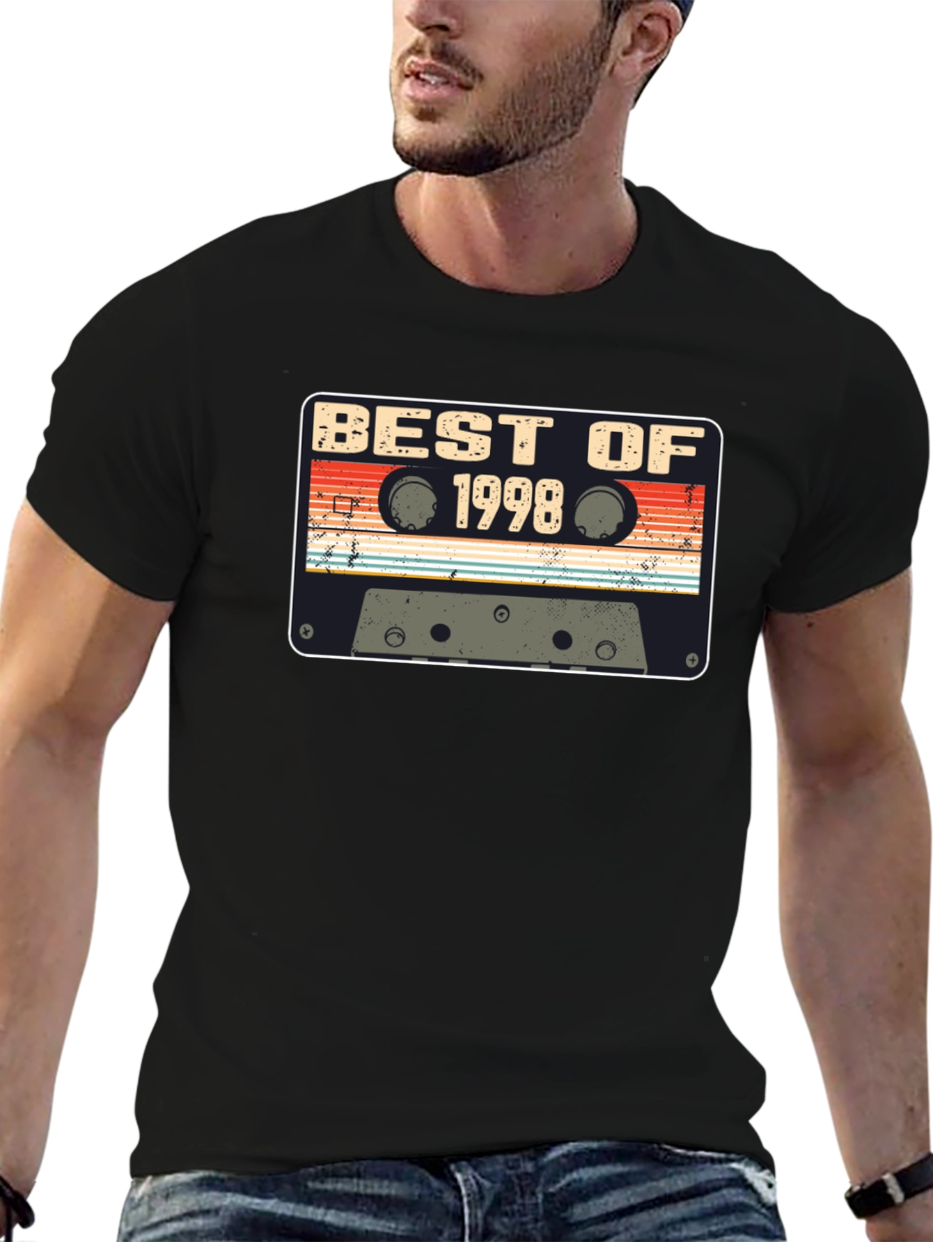 Retro Best Of 1998 Cassette Tape Graphic T-Shirt