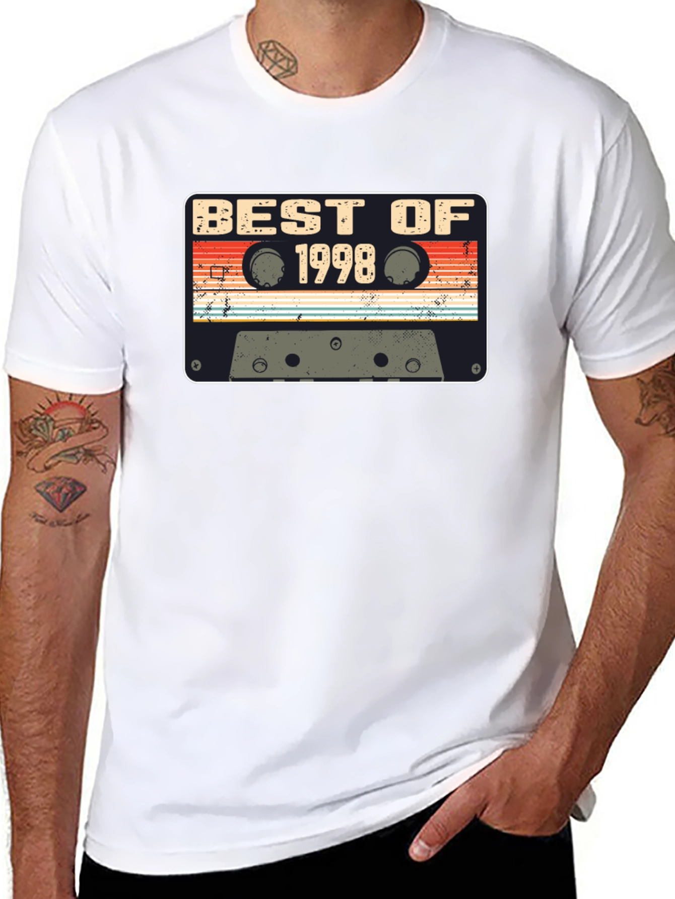 Retro Best Of 1998 Cassette Tape Graphic T-Shirt