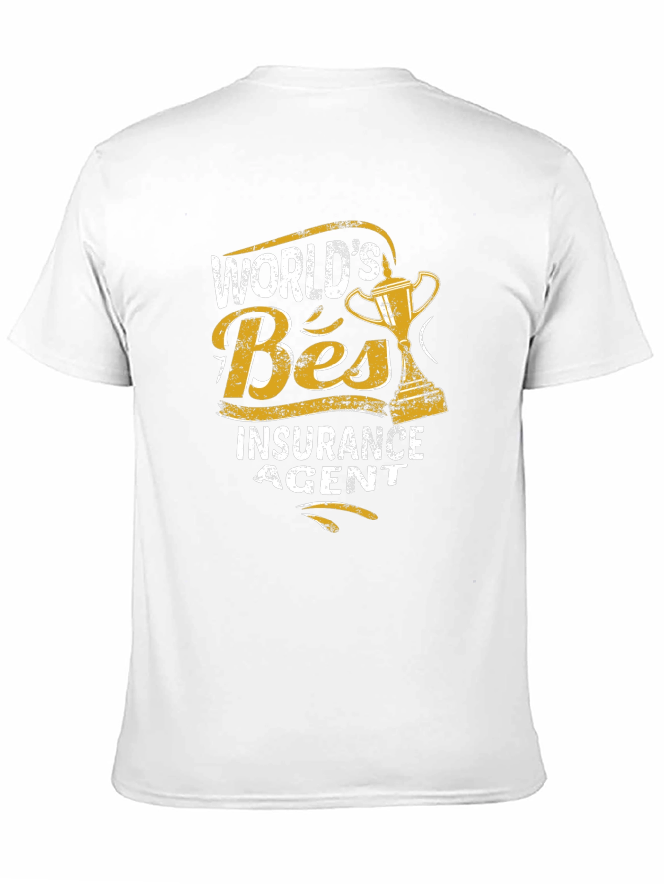 Worlds Best Insurance Agent Black T-Shirt