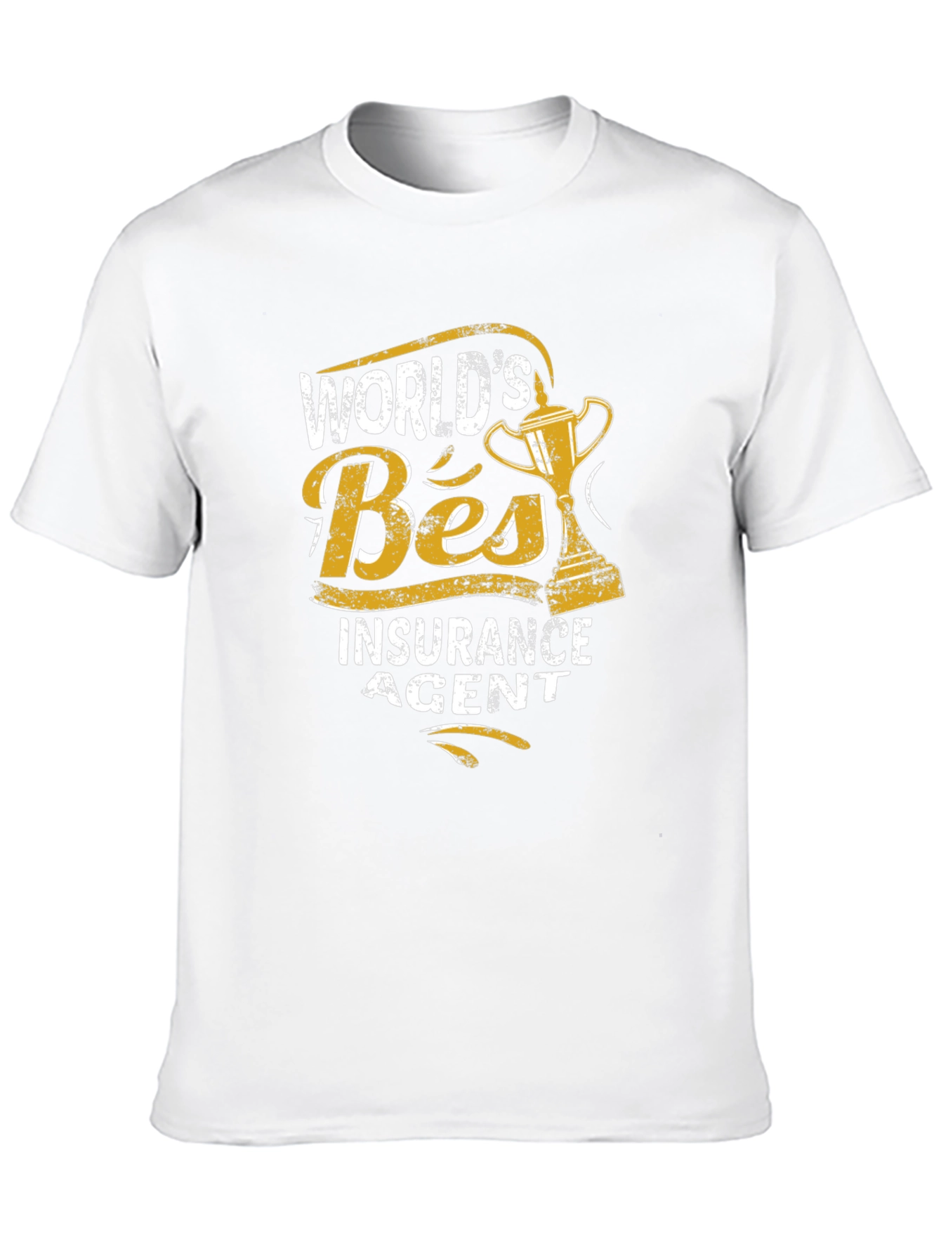 Worlds Best Insurance Agent Black T-Shirt