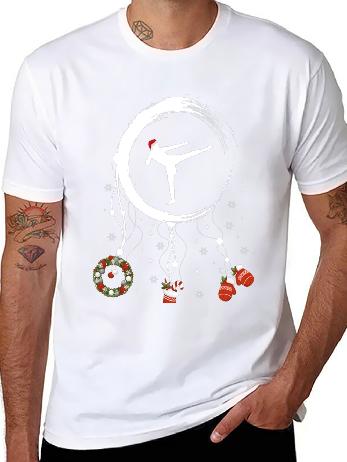 Festive Karate Christmas T-Shirt