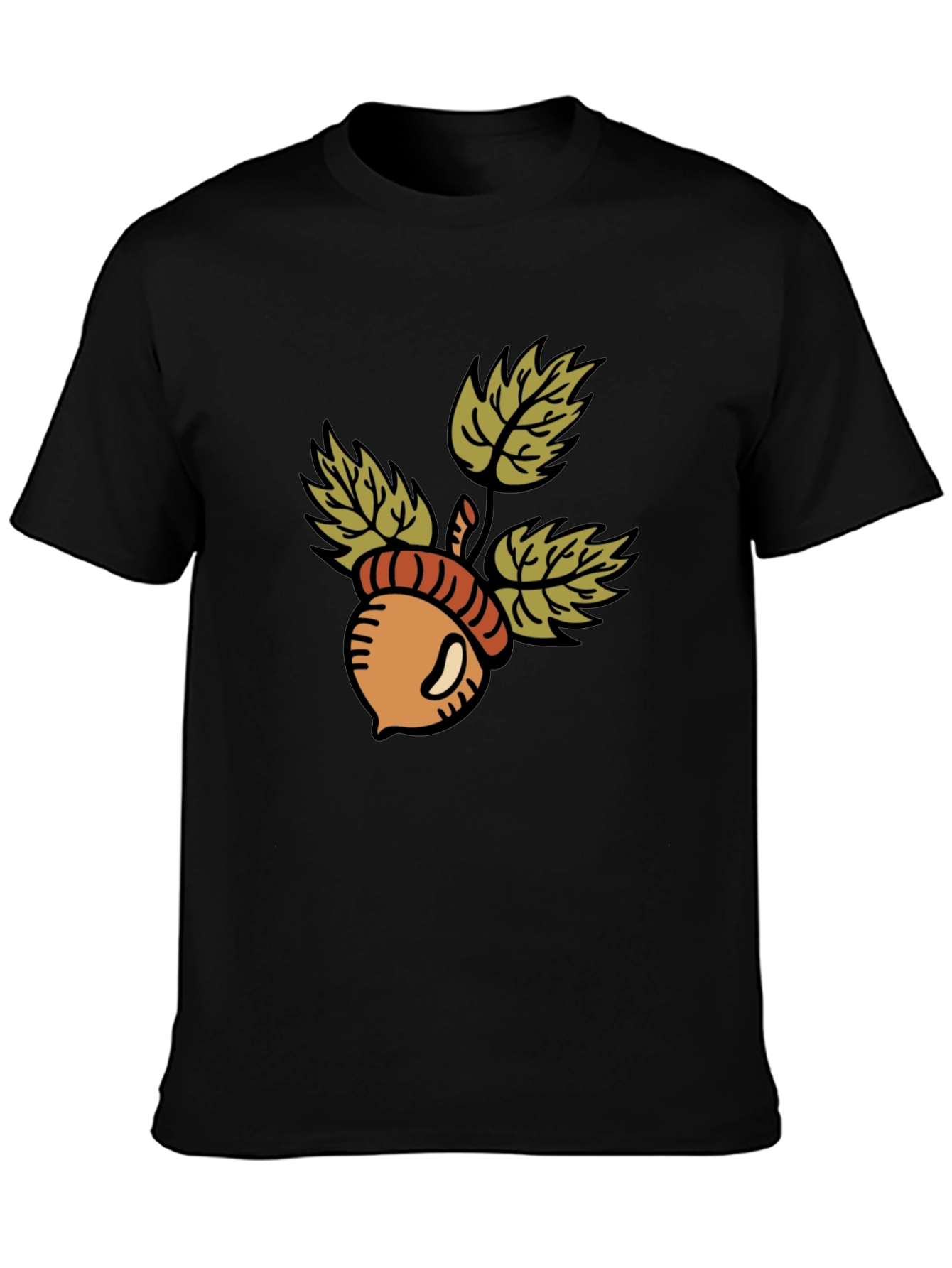 Acorn Graphic T-Shirt - Casual Style