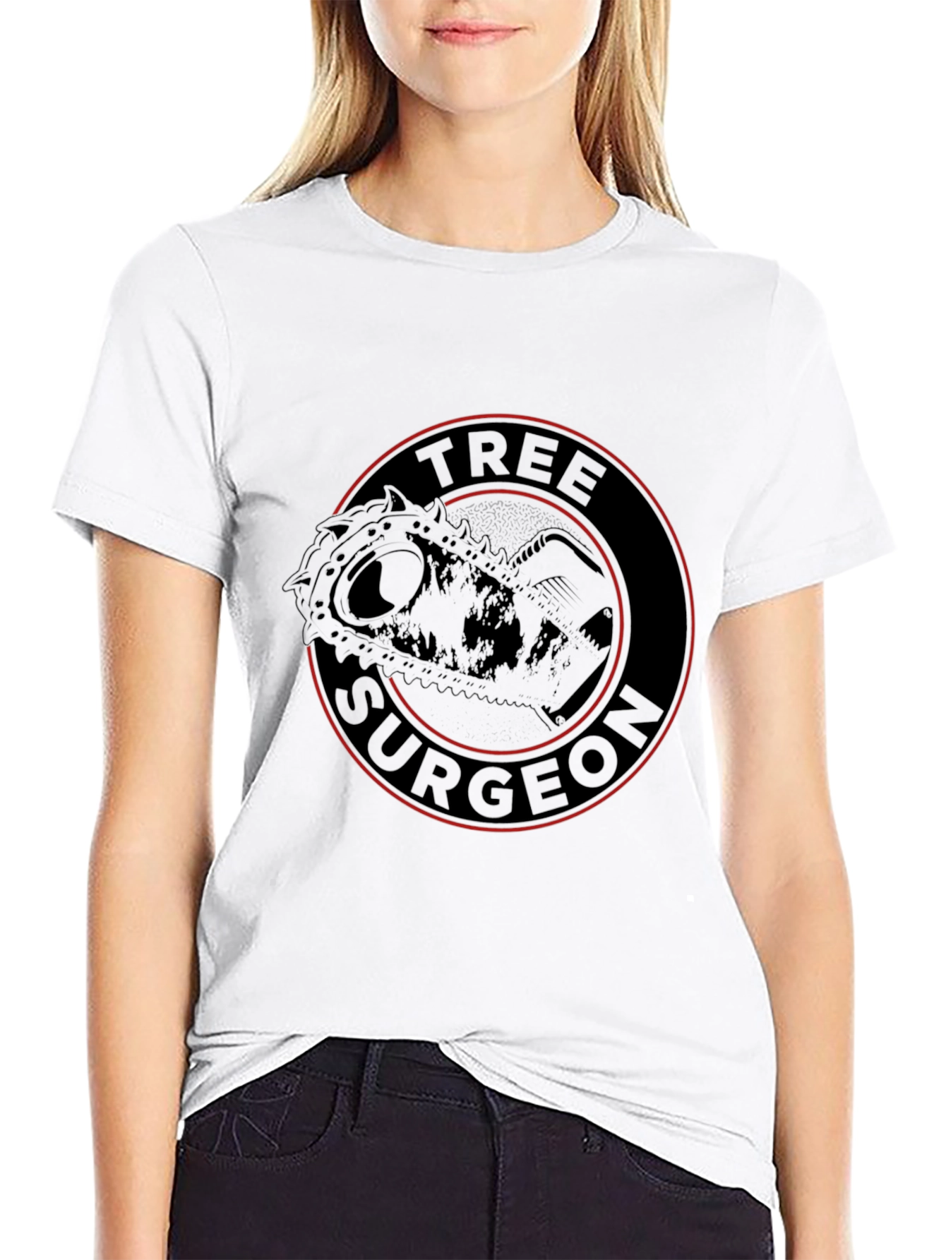 Tree Surgeon Graphic Tee - Arborist Chainsaw T-Shirt