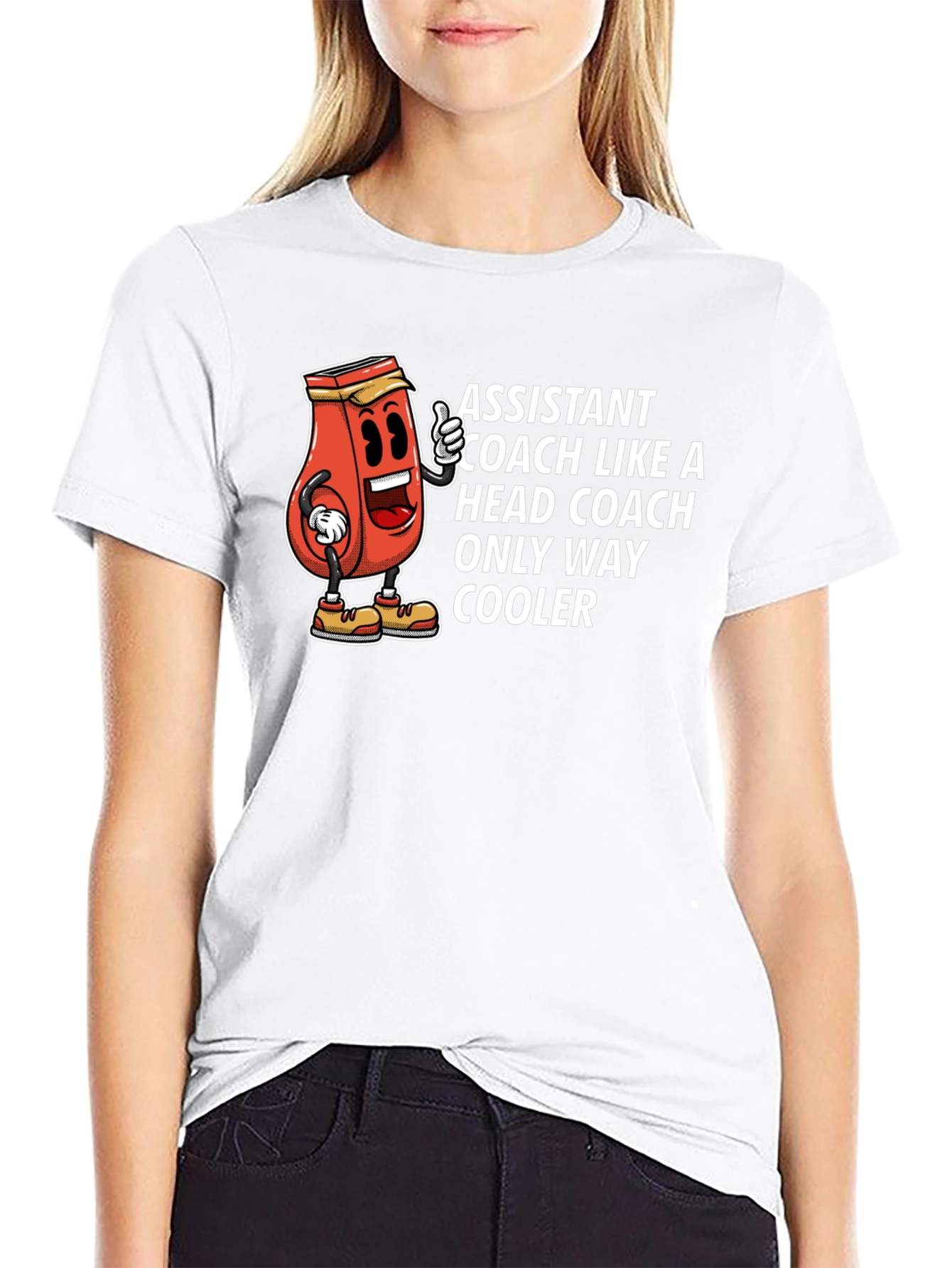 Assistant Coach Humor T-Shirt: Only Way Cooler Tee