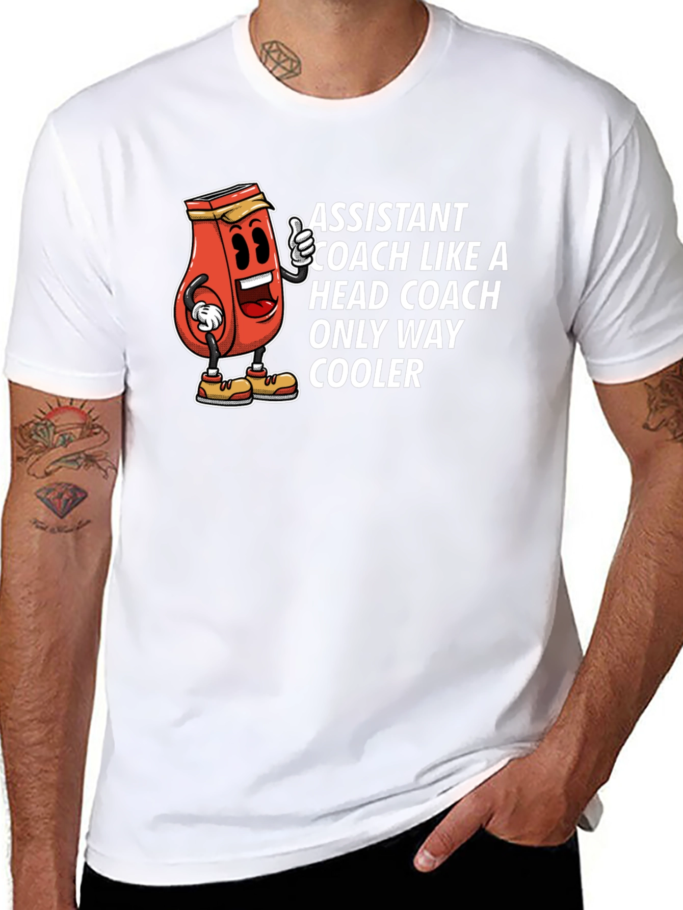 Assistant Coach Humor T-Shirt: Only Way Cooler Tee