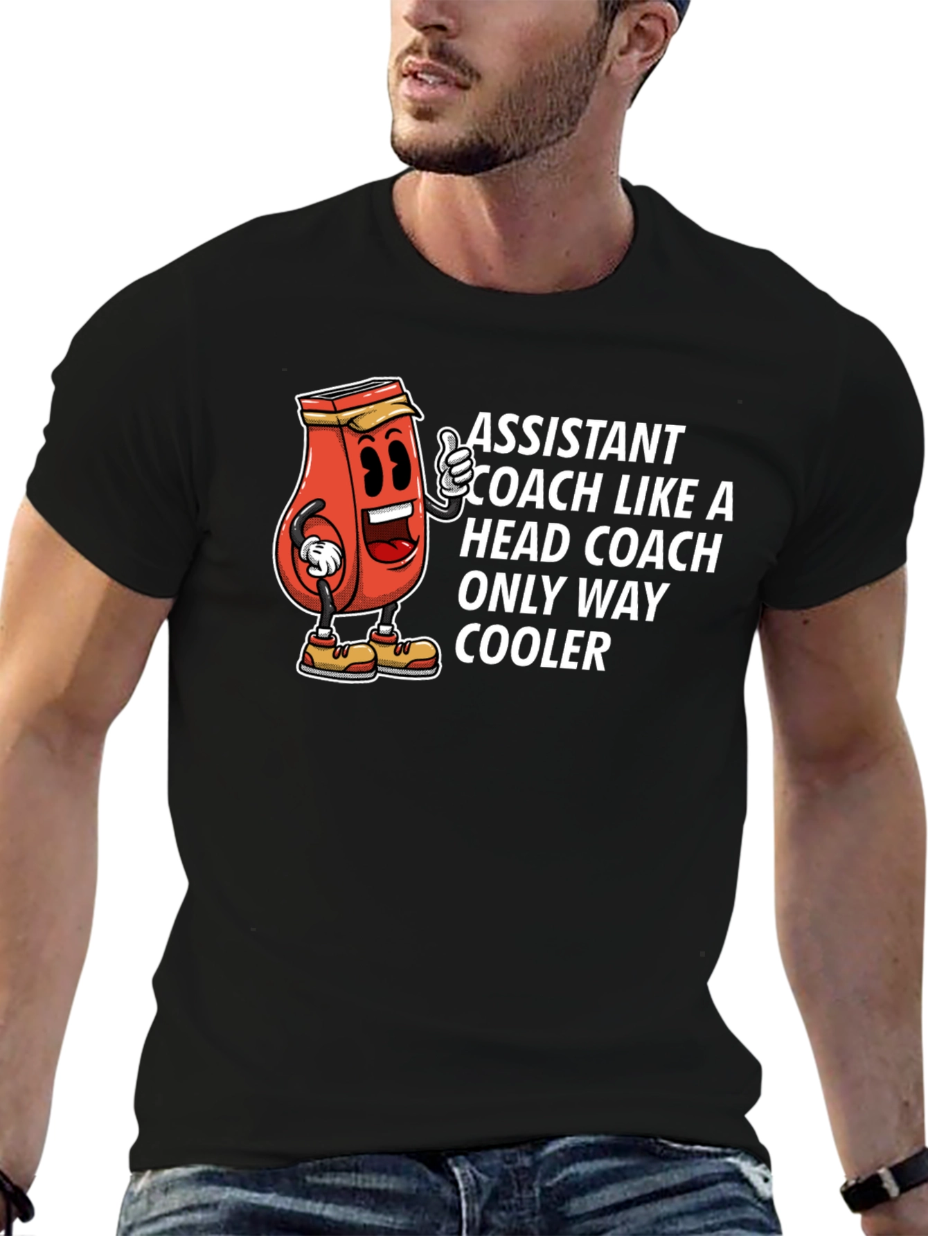 Assistant Coach Humor T-Shirt: Only Way Cooler Tee