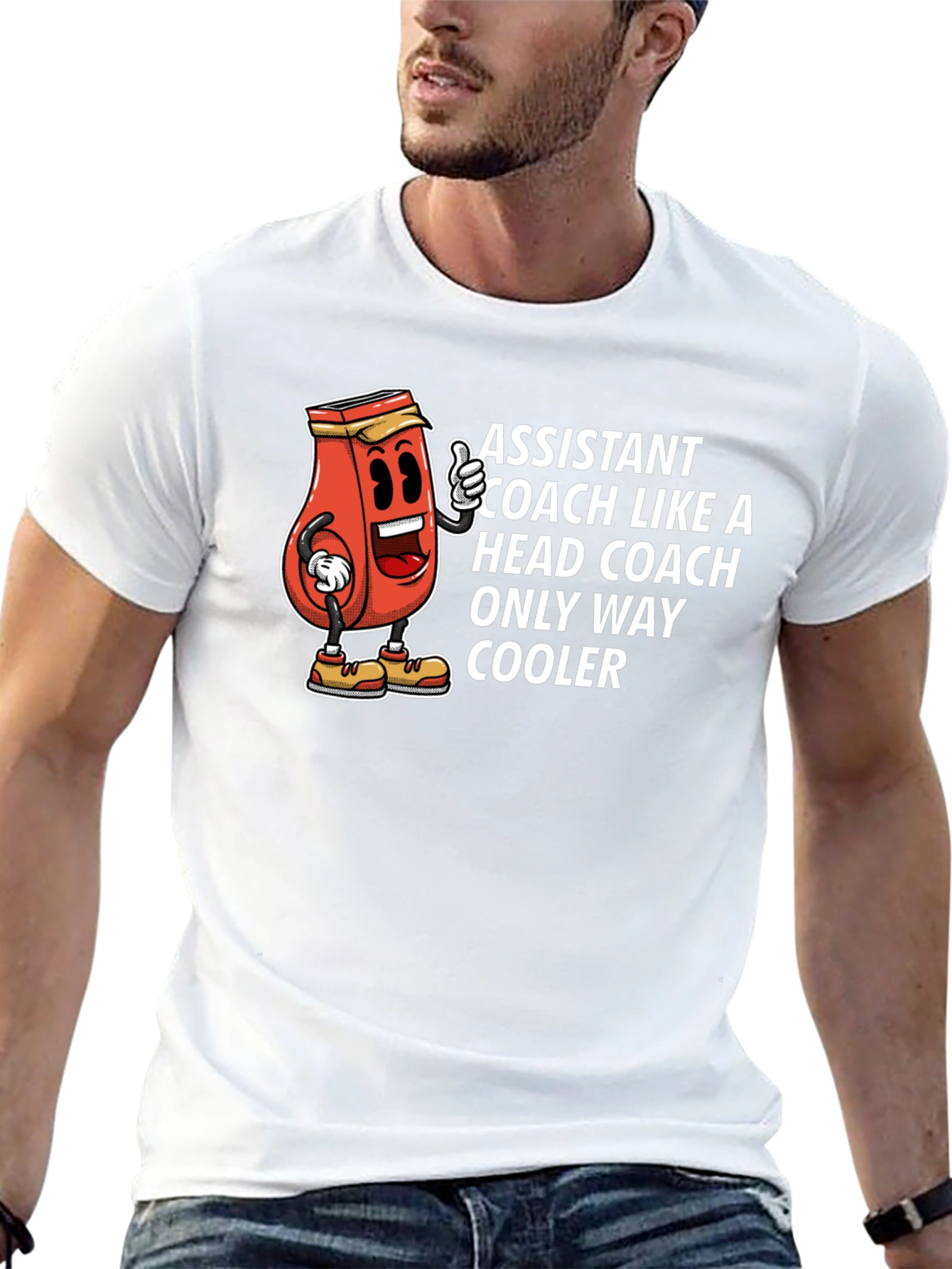 Assistant Coach Humor T-Shirt: Only Way Cooler Tee