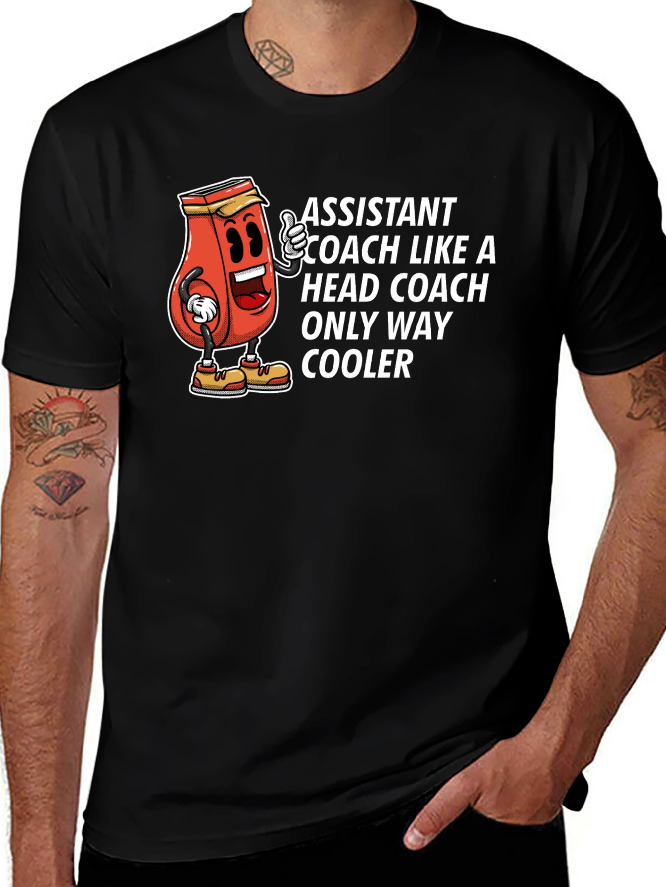 Assistant Coach Humor T-Shirt: Only Way Cooler Tee