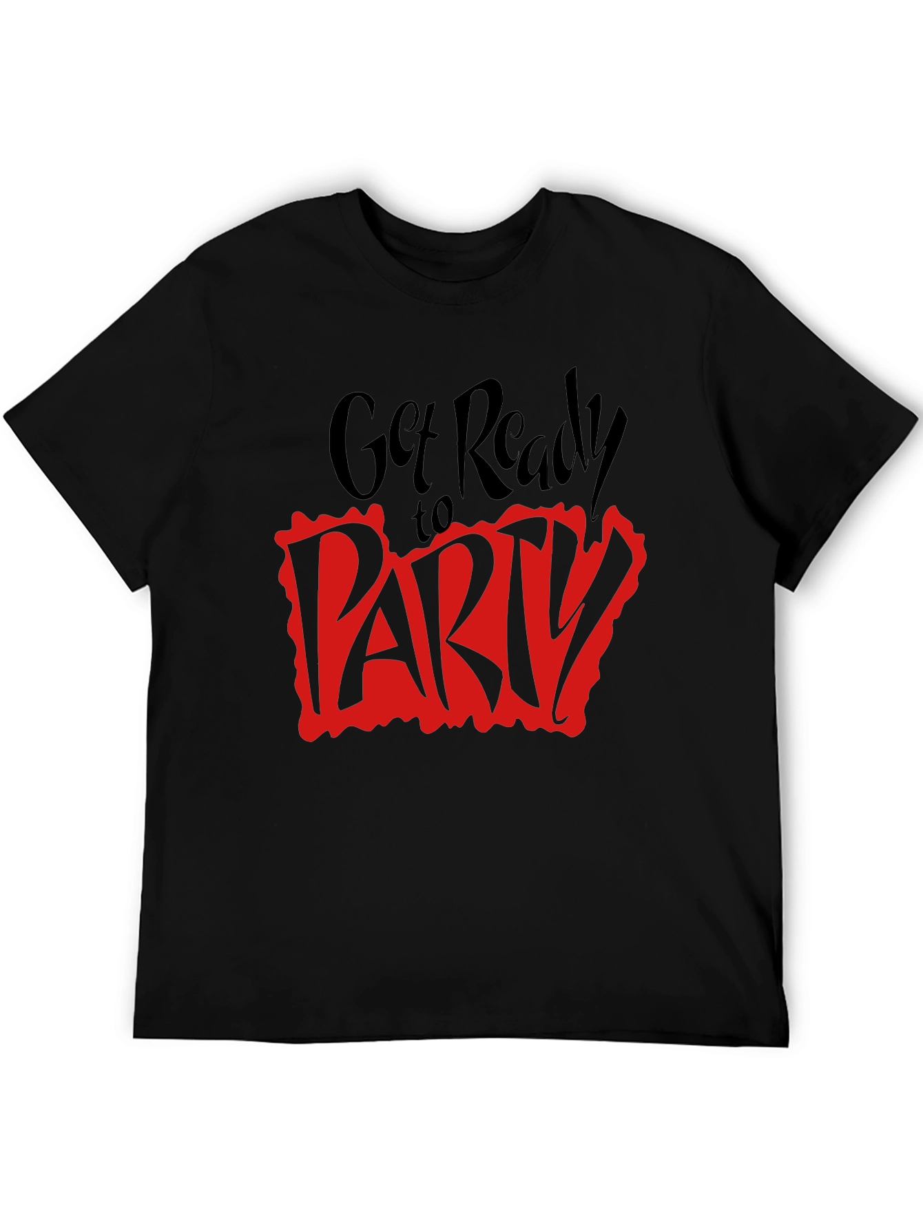 Get Ready to Party Black T-Shirt
