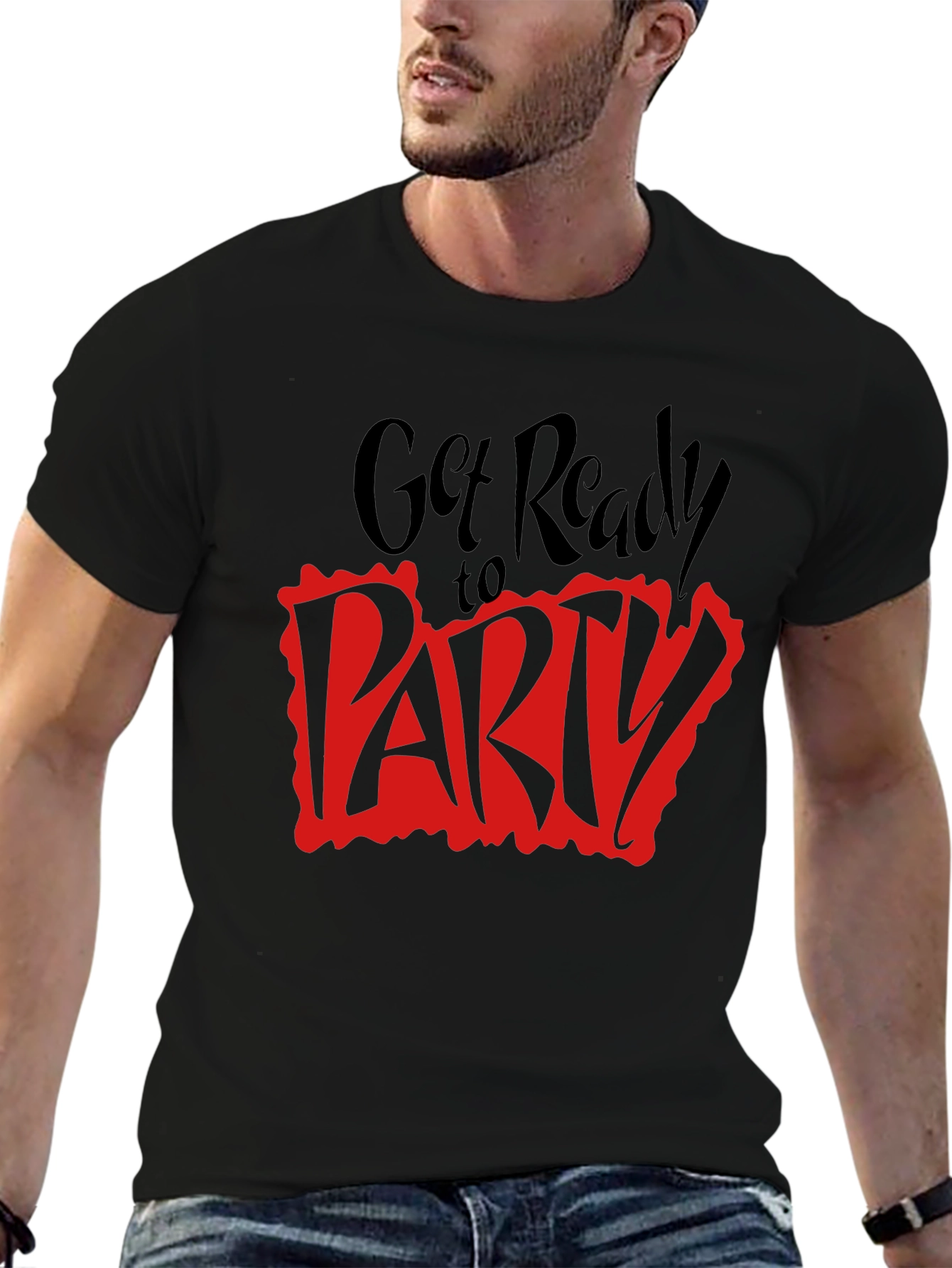 Get Ready to Party Black T-Shirt