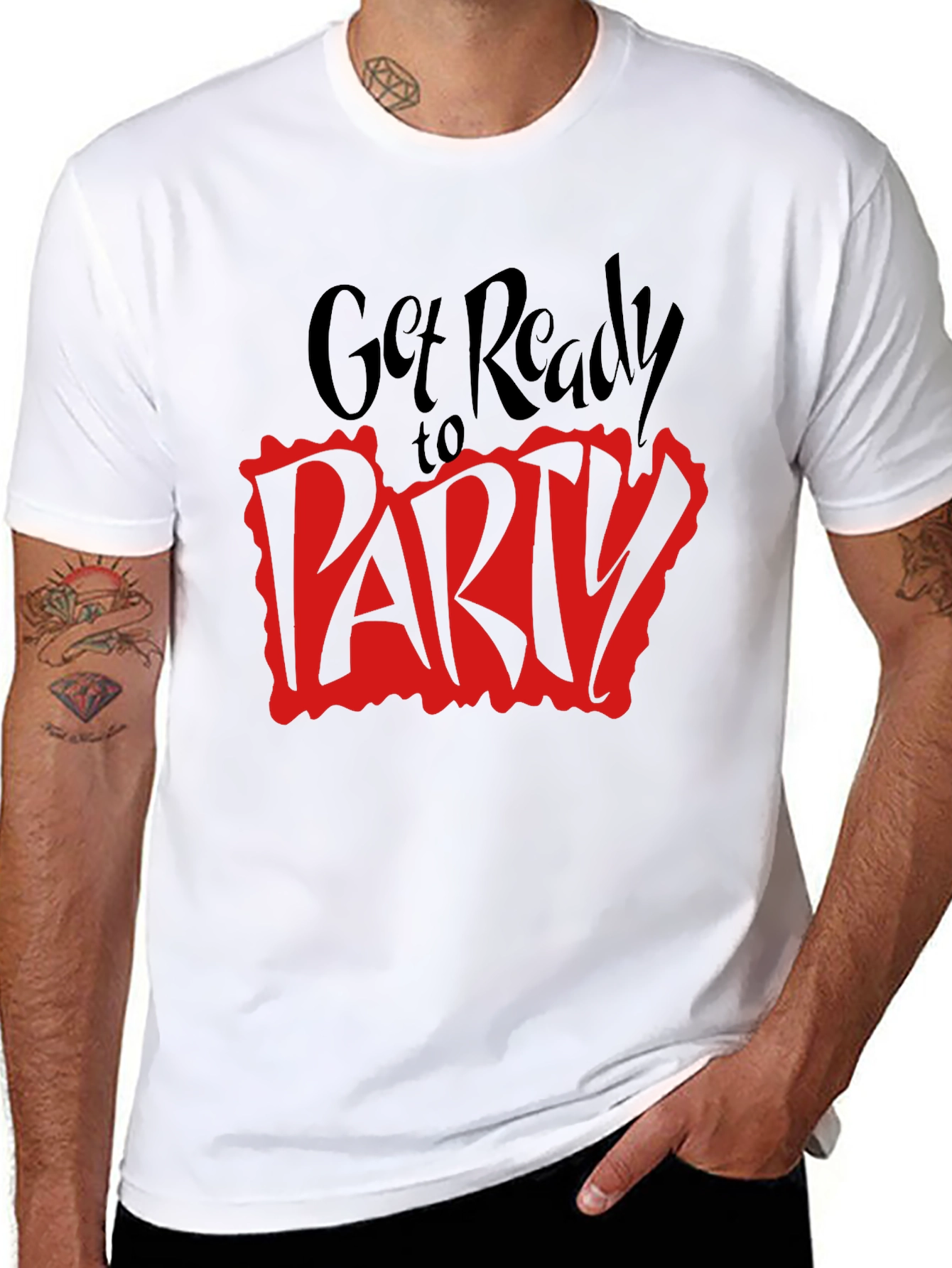 Get Ready to Party Black T-Shirt