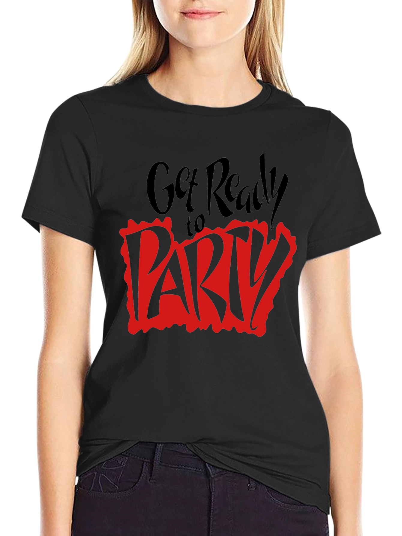 Get Ready to Party Black T-Shirt