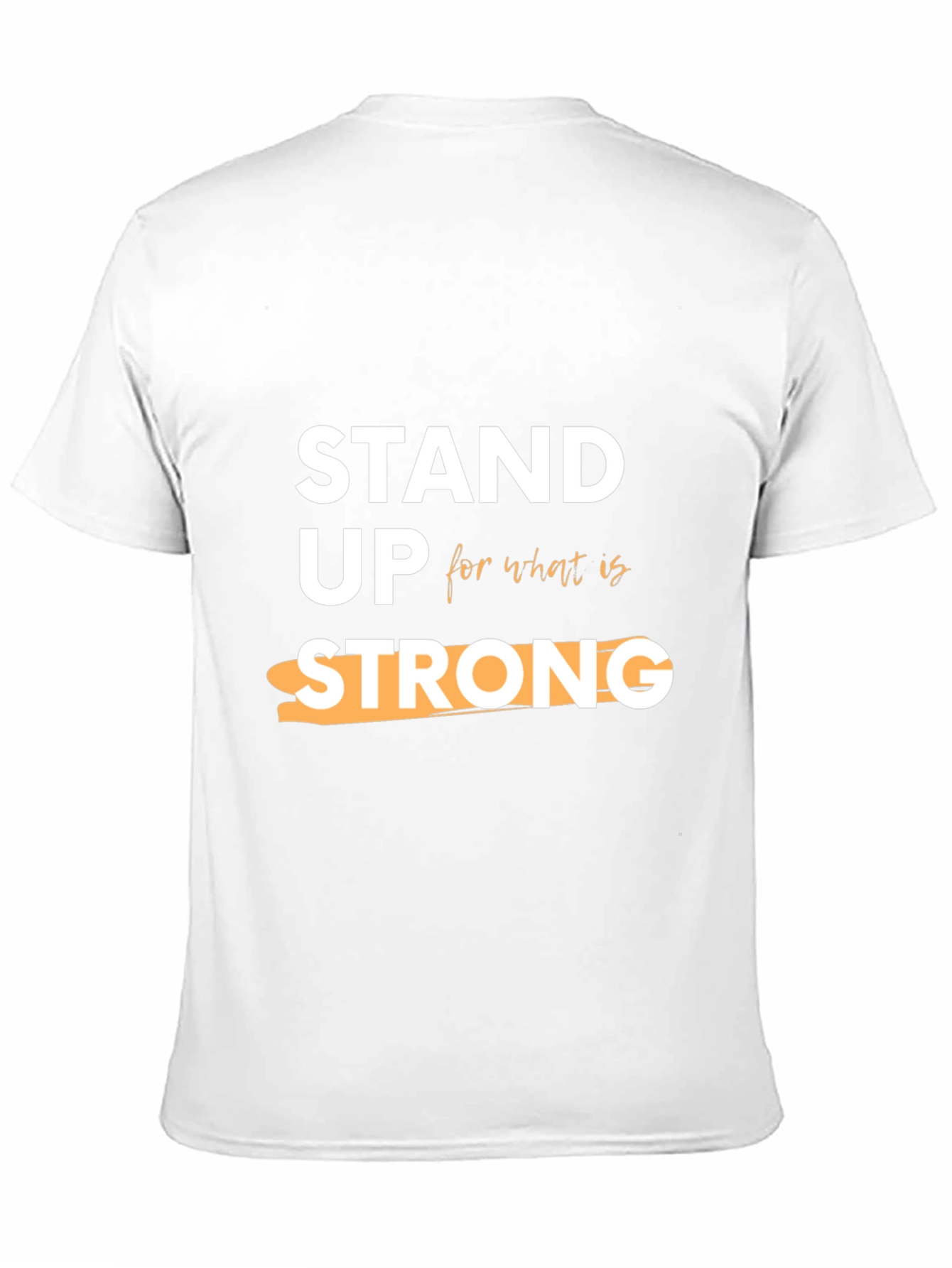 Stand Up Strong Graphic Tee - Stylish Slogan T-Shirt