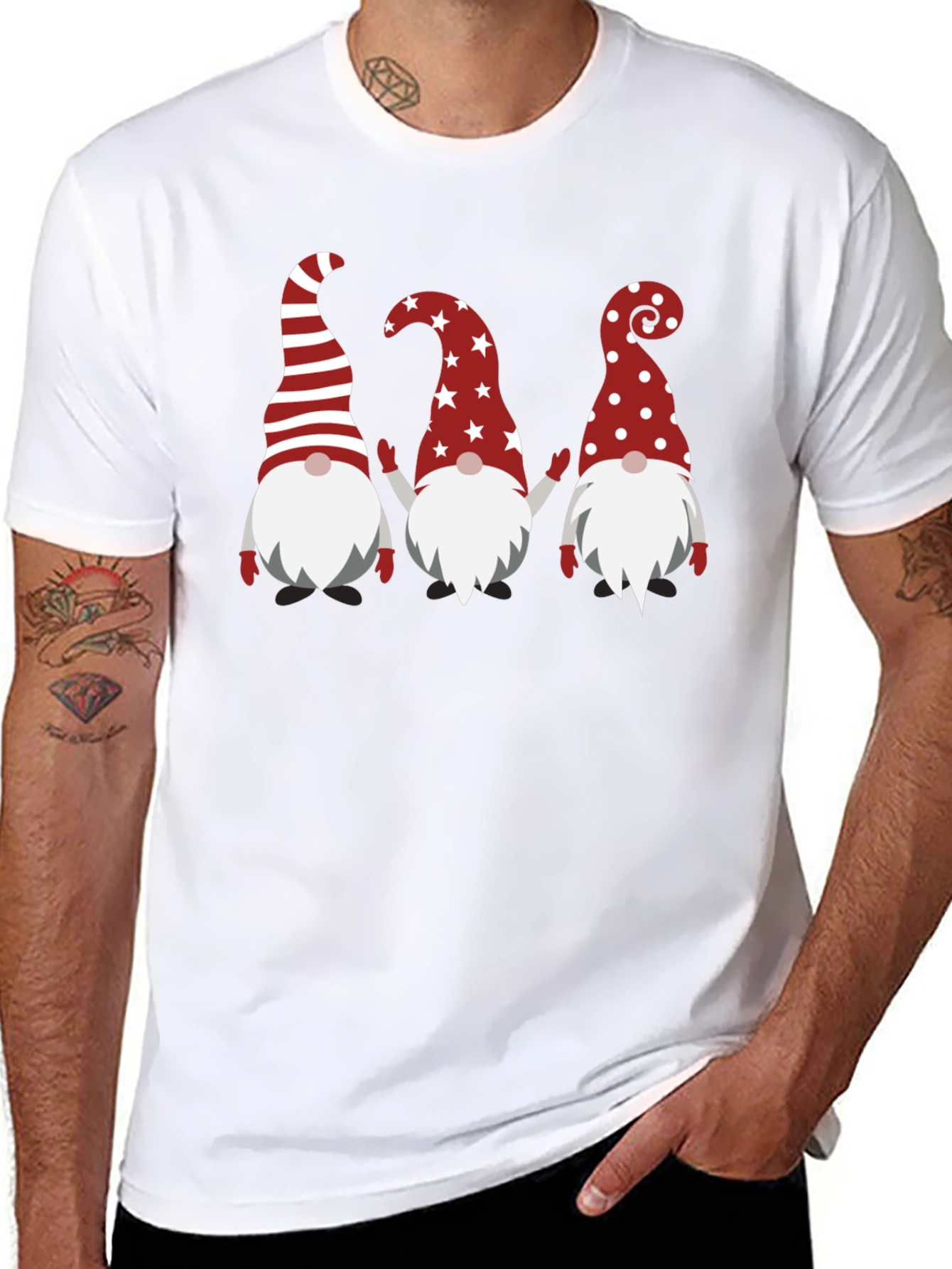 Festive Gnome T-Shirt - Holiday Cheer