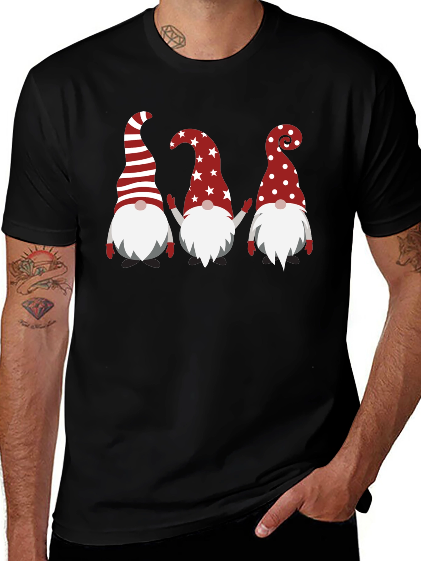 Festive Gnome T-Shirt - Holiday Cheer
