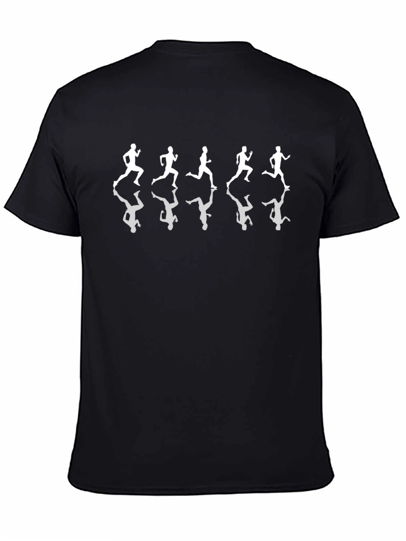 Running Silhouette T-Shirt - Black Graphic Tee