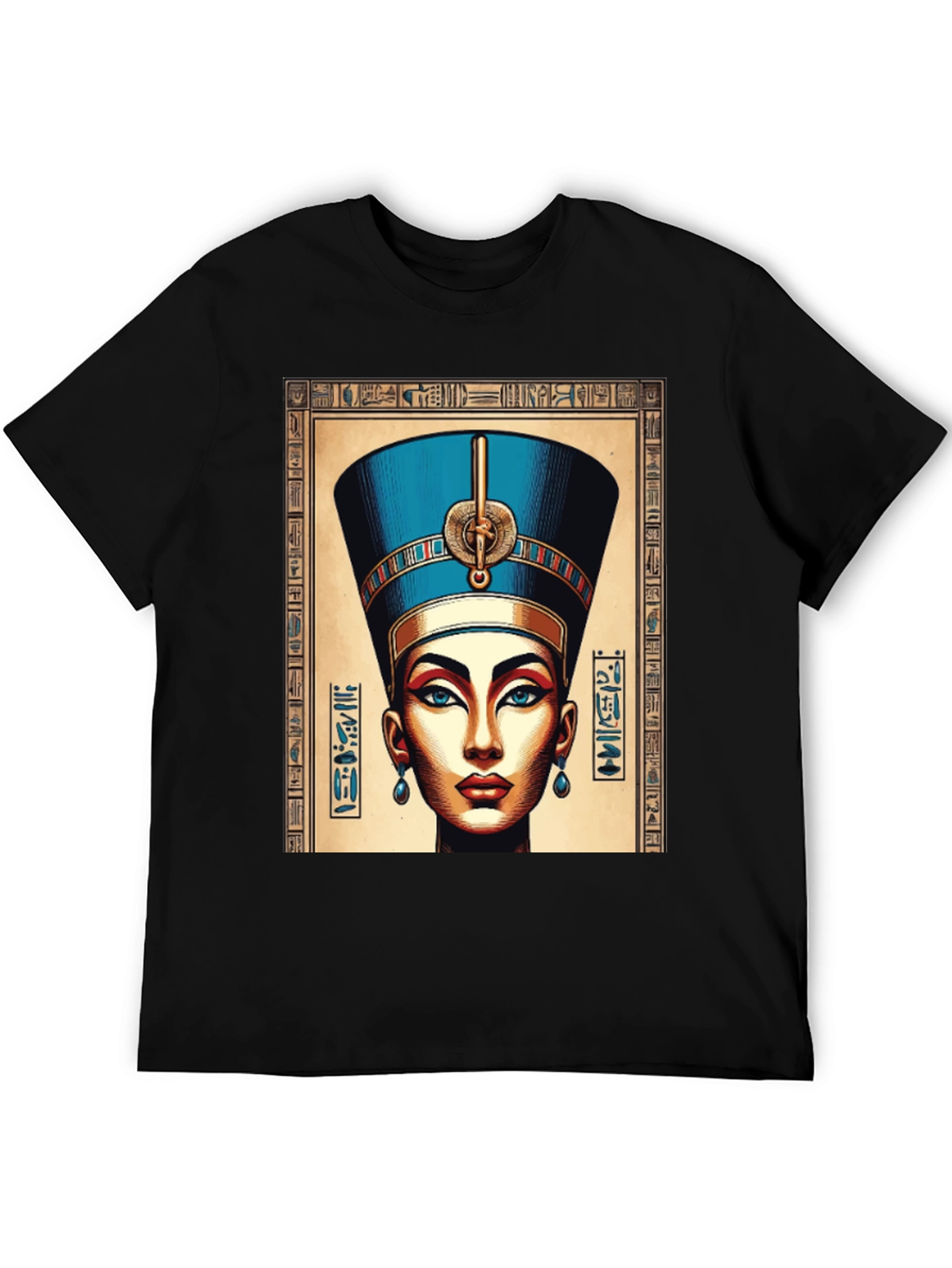 Nefertiti Graphic Tee - Egyptian Queen