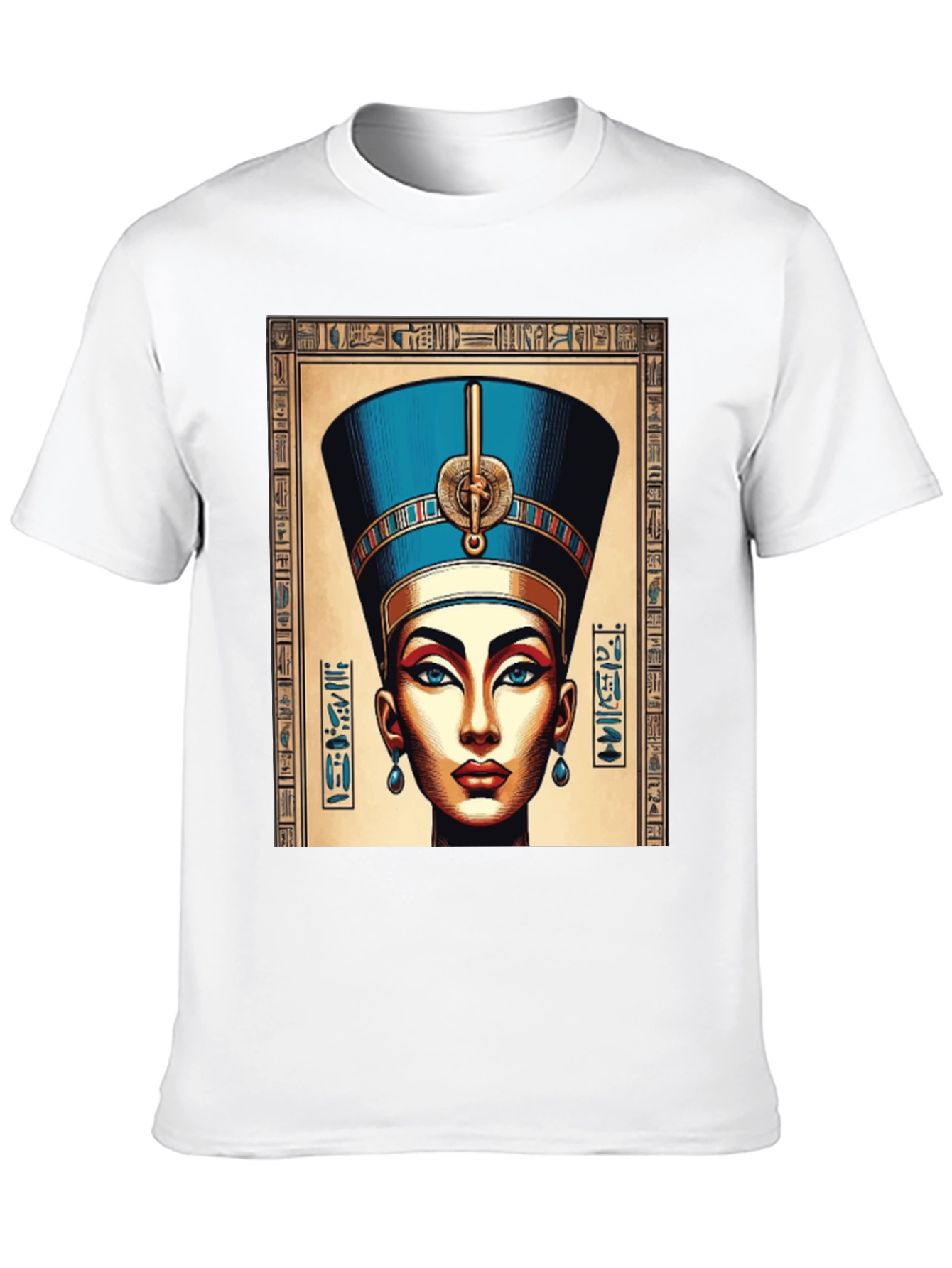 Nefertiti Graphic Tee - Egyptian Queen