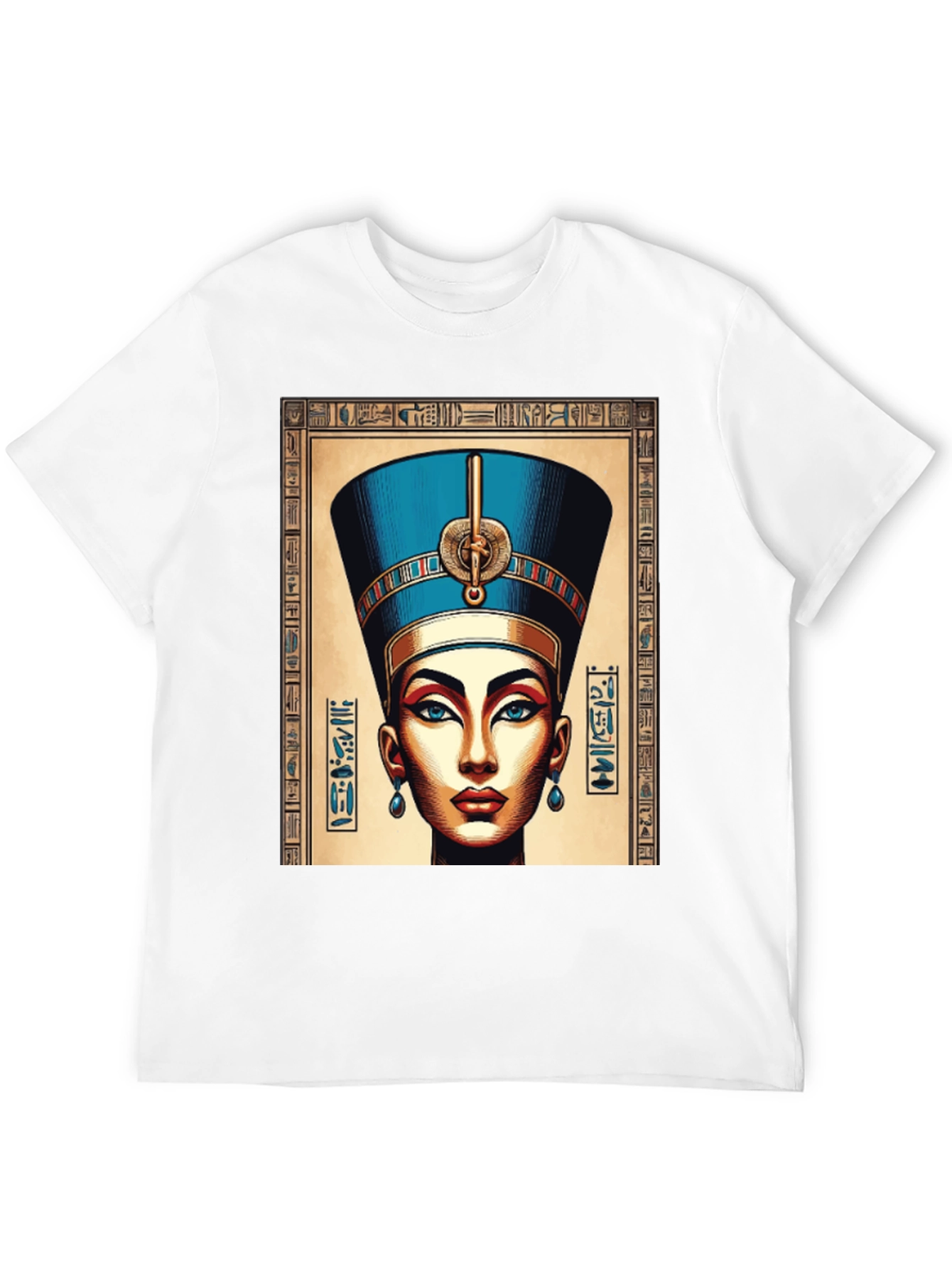 Nefertiti Graphic Tee - Egyptian Queen