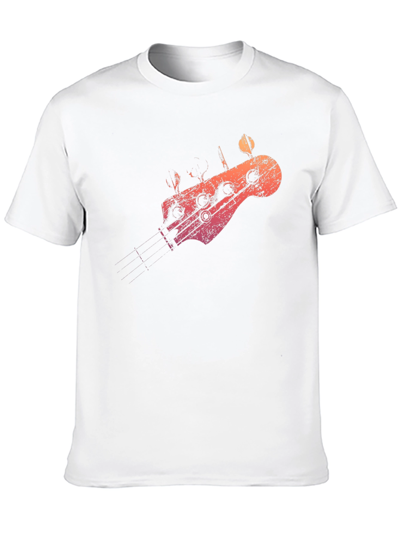 Bass Guitar Headstock Graphic T-Shirt