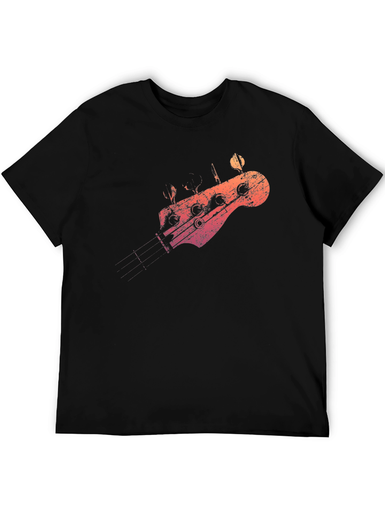 Bass Guitar Headstock Graphic T-Shirt