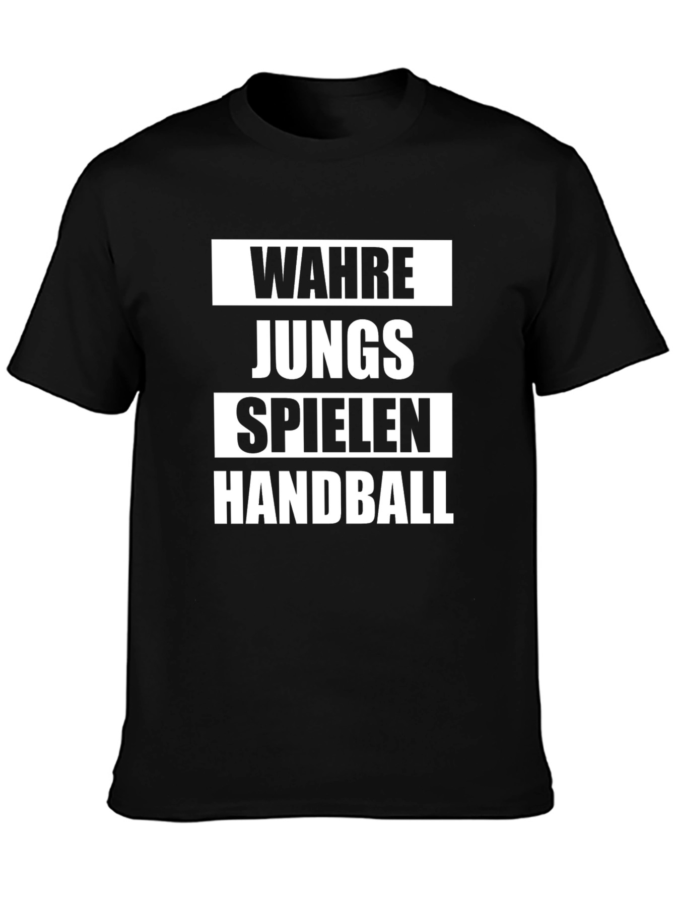 Handball T-Shirt: Wahre Jungs Spielen Handball