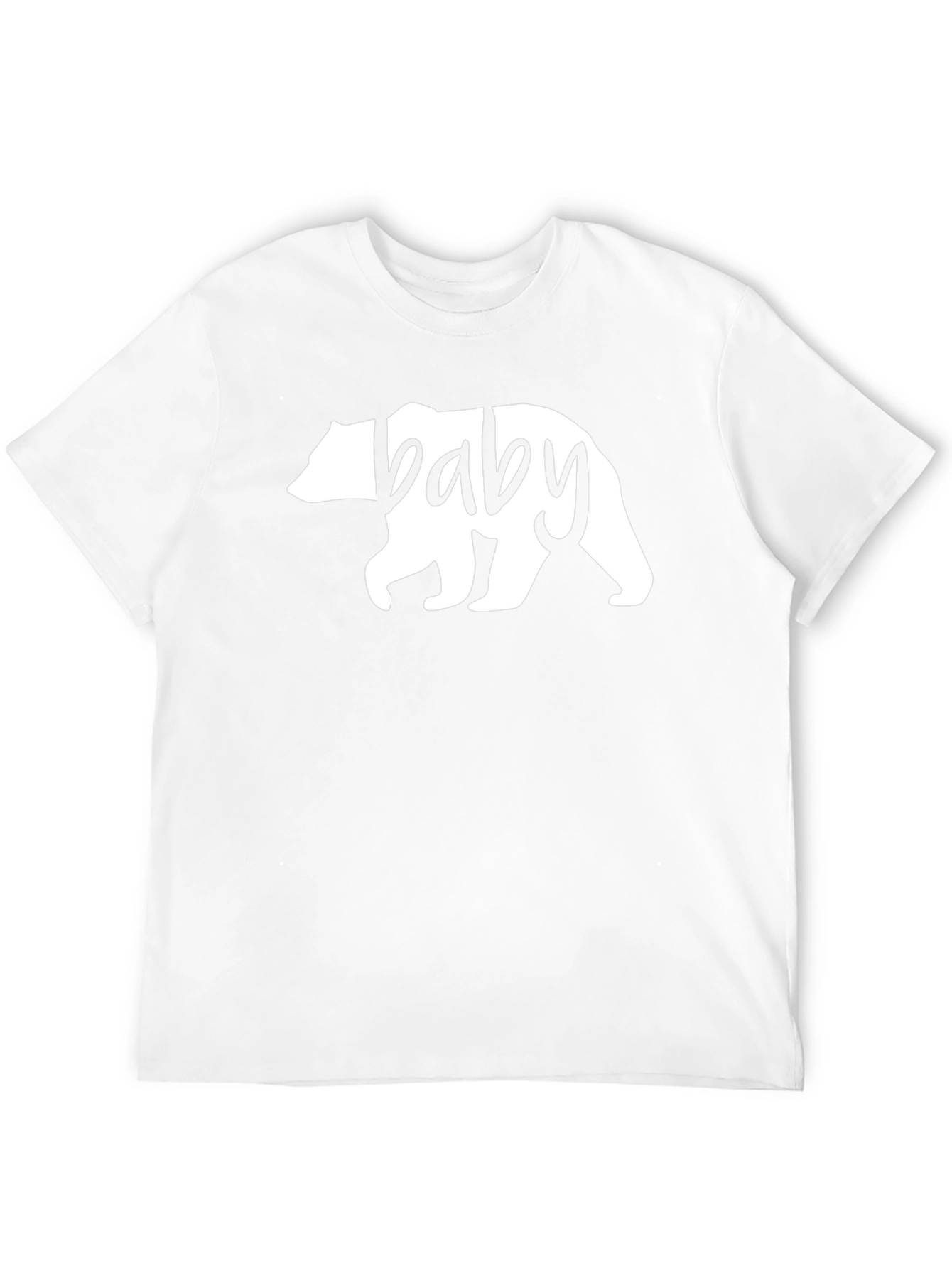 Baby Bear Graphic Tee - Black Cotton T-Shirt