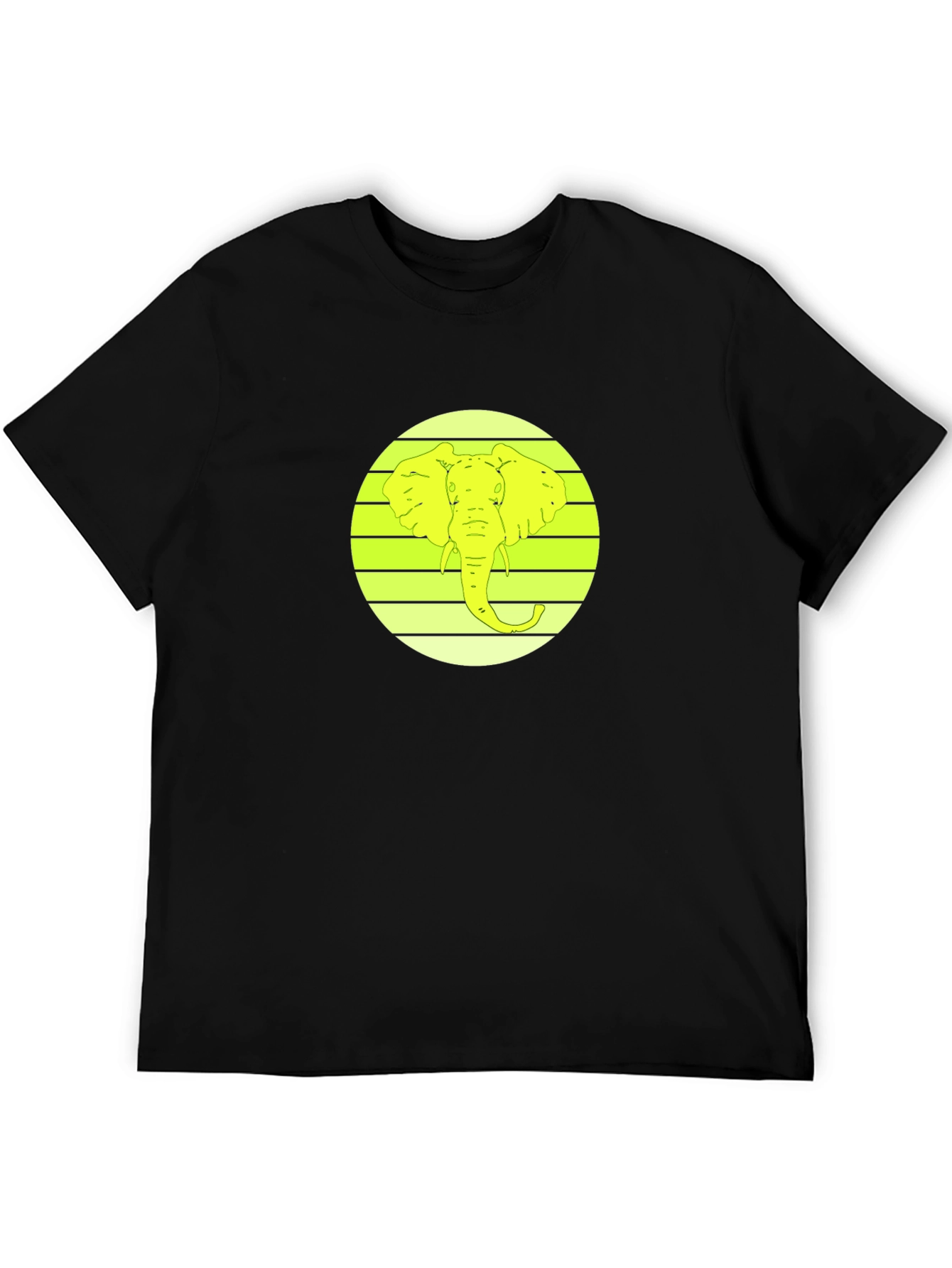 Elephant Graphic Tee - Black