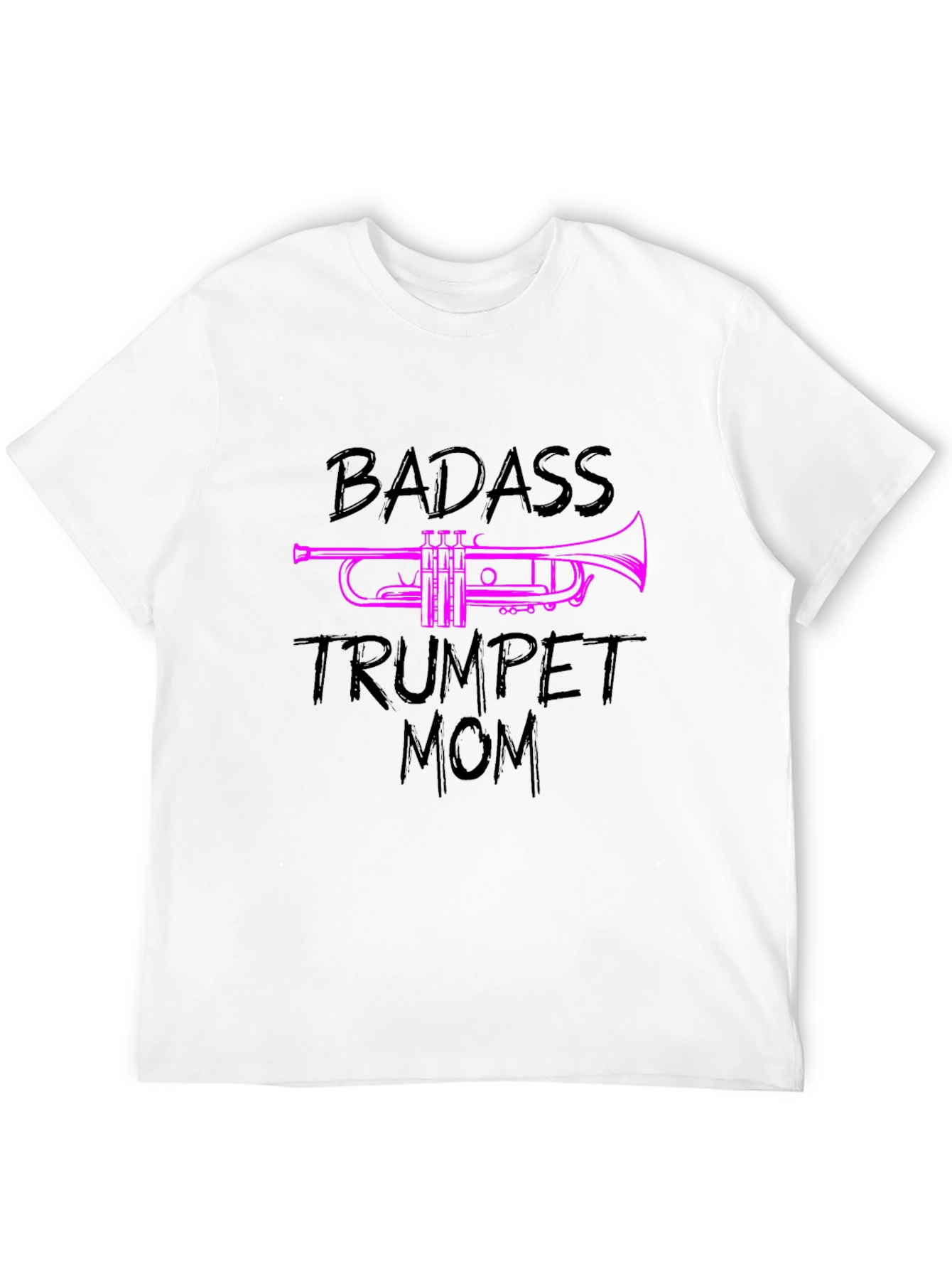 Badass Trumpet Mom Graphic T-Shirt