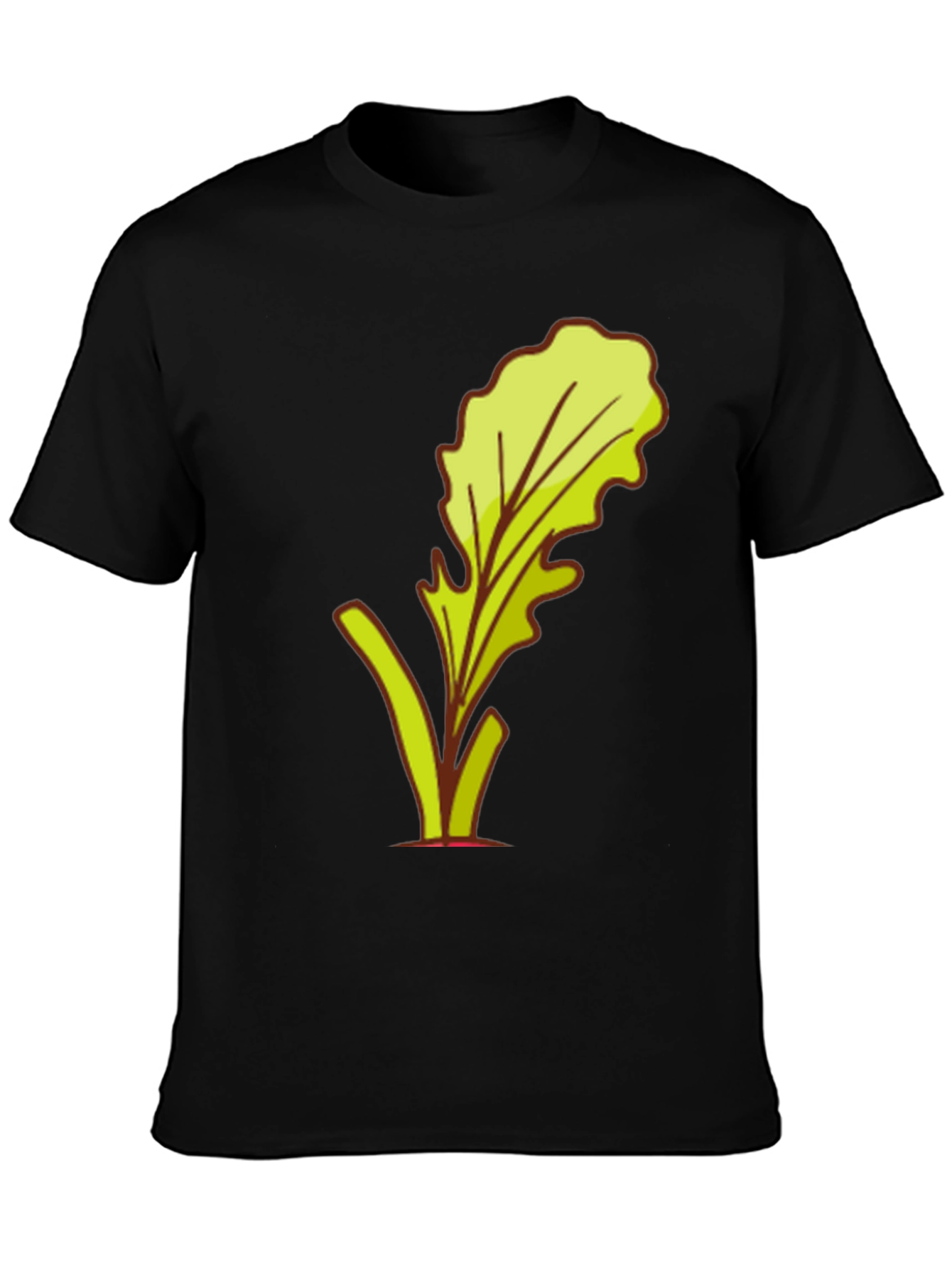 Lettuce Graphic Black T-Shirt