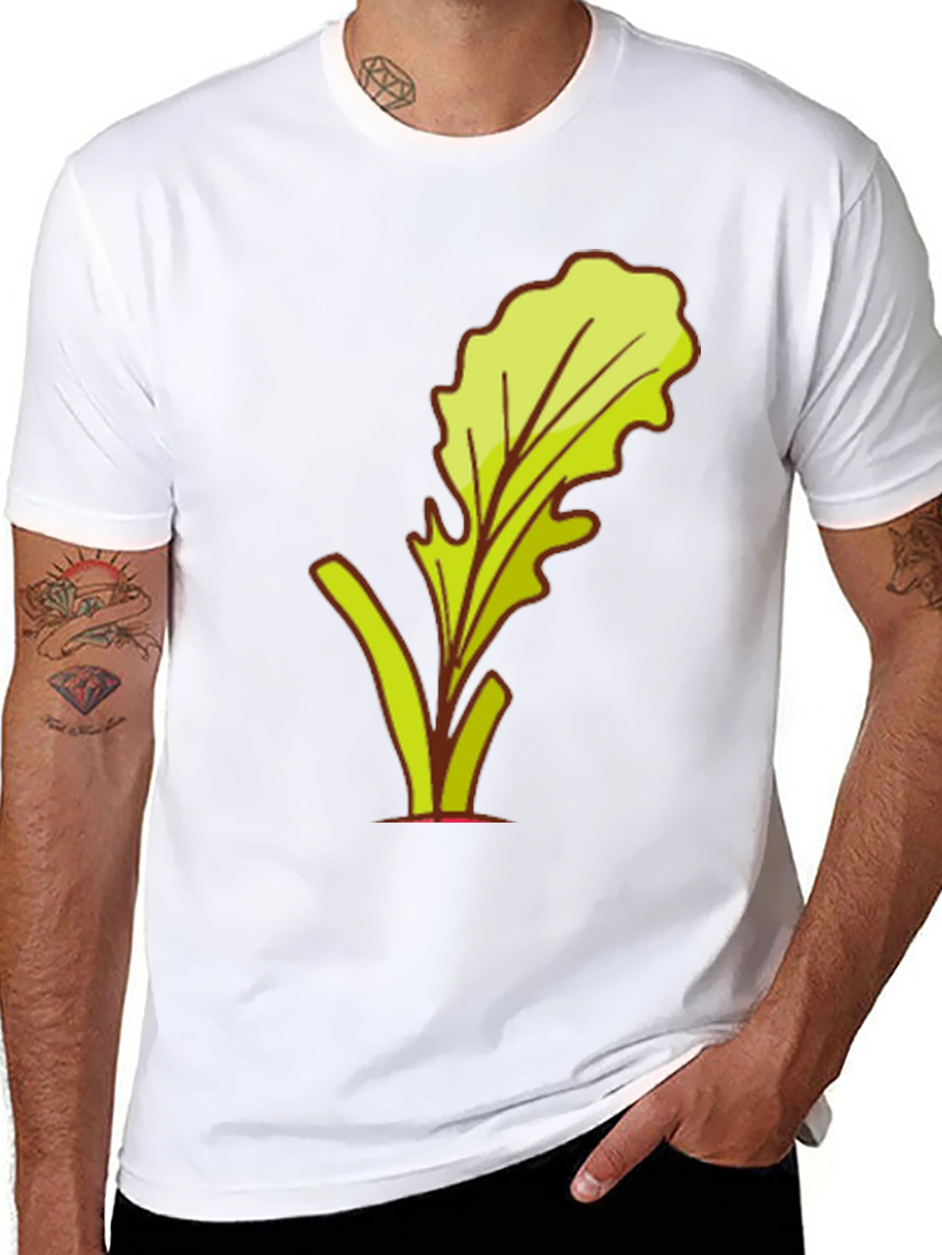 Lettuce Graphic Black T-Shirt