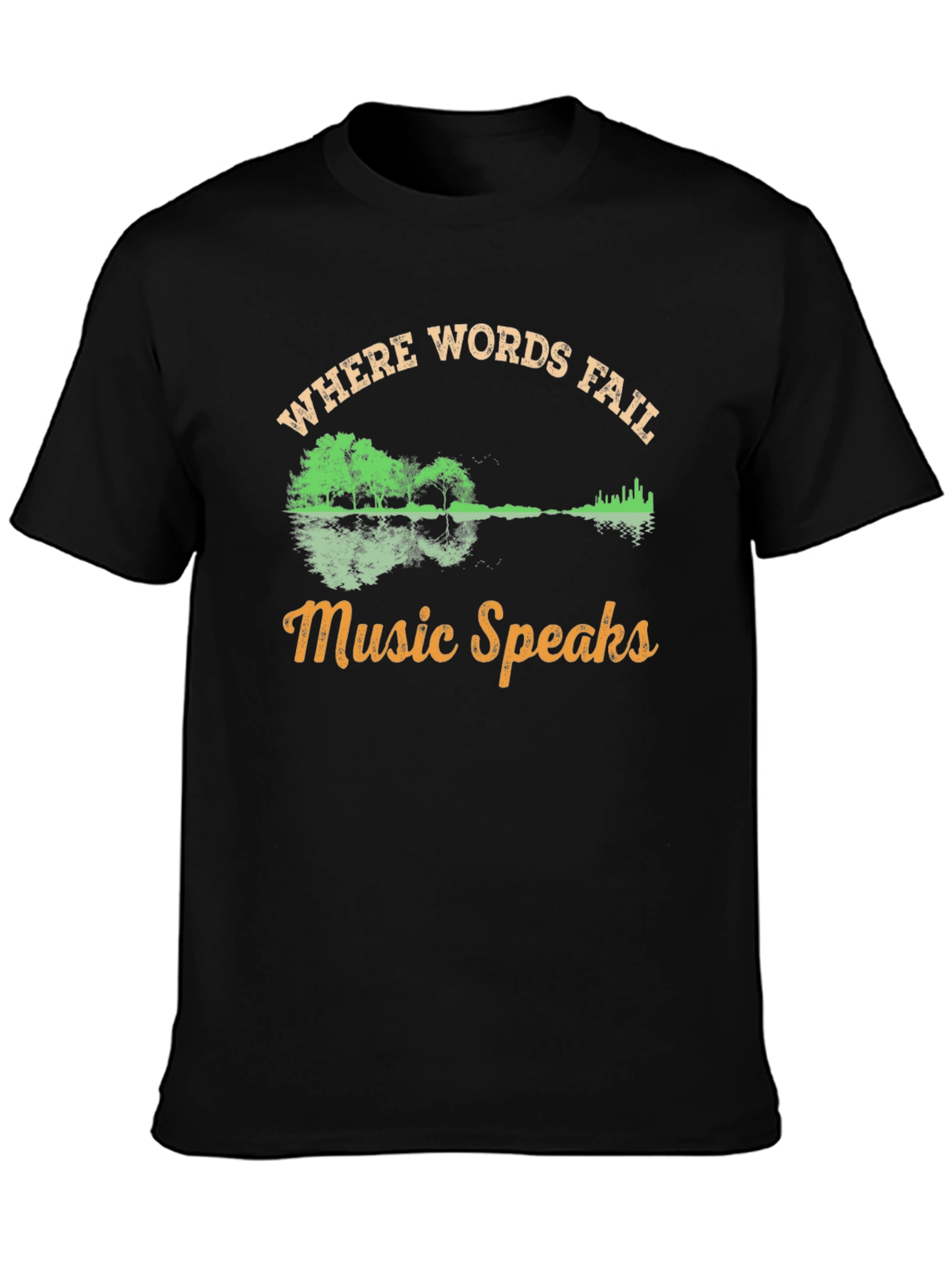 Music Speaks Graphic Tee