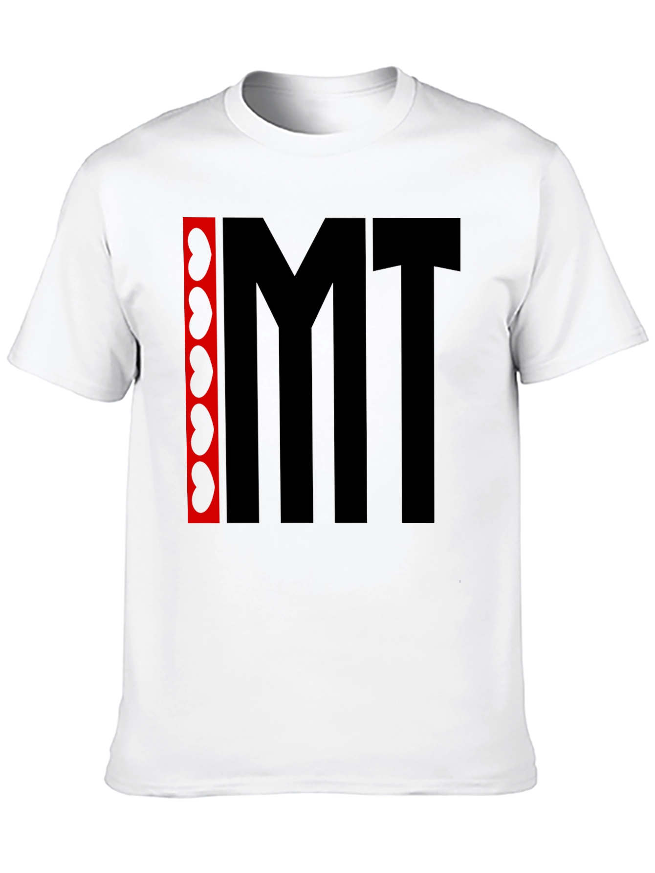 Funny I Heart MT Black Graphic Tee