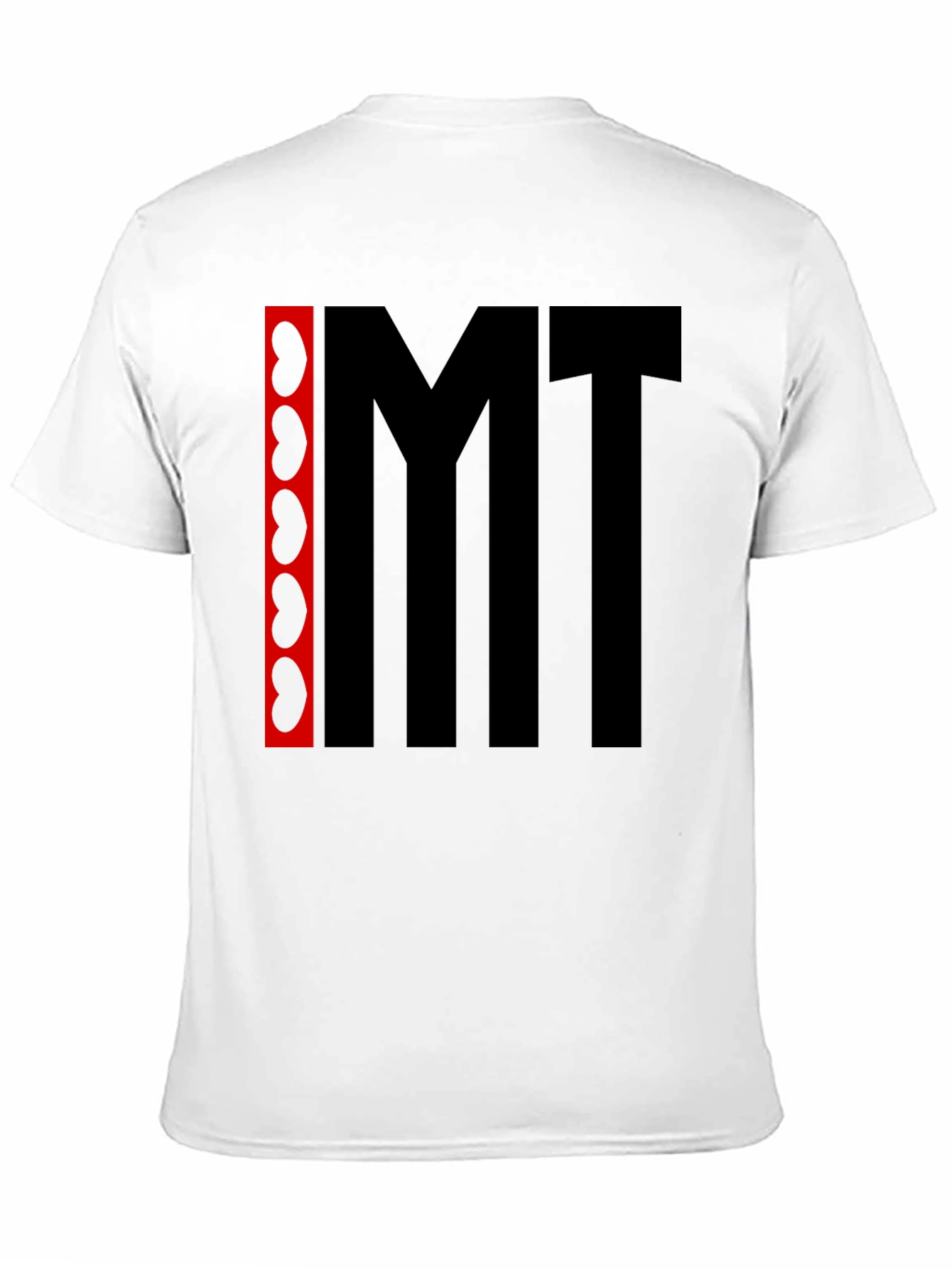 Funny I Heart MT Black Graphic Tee